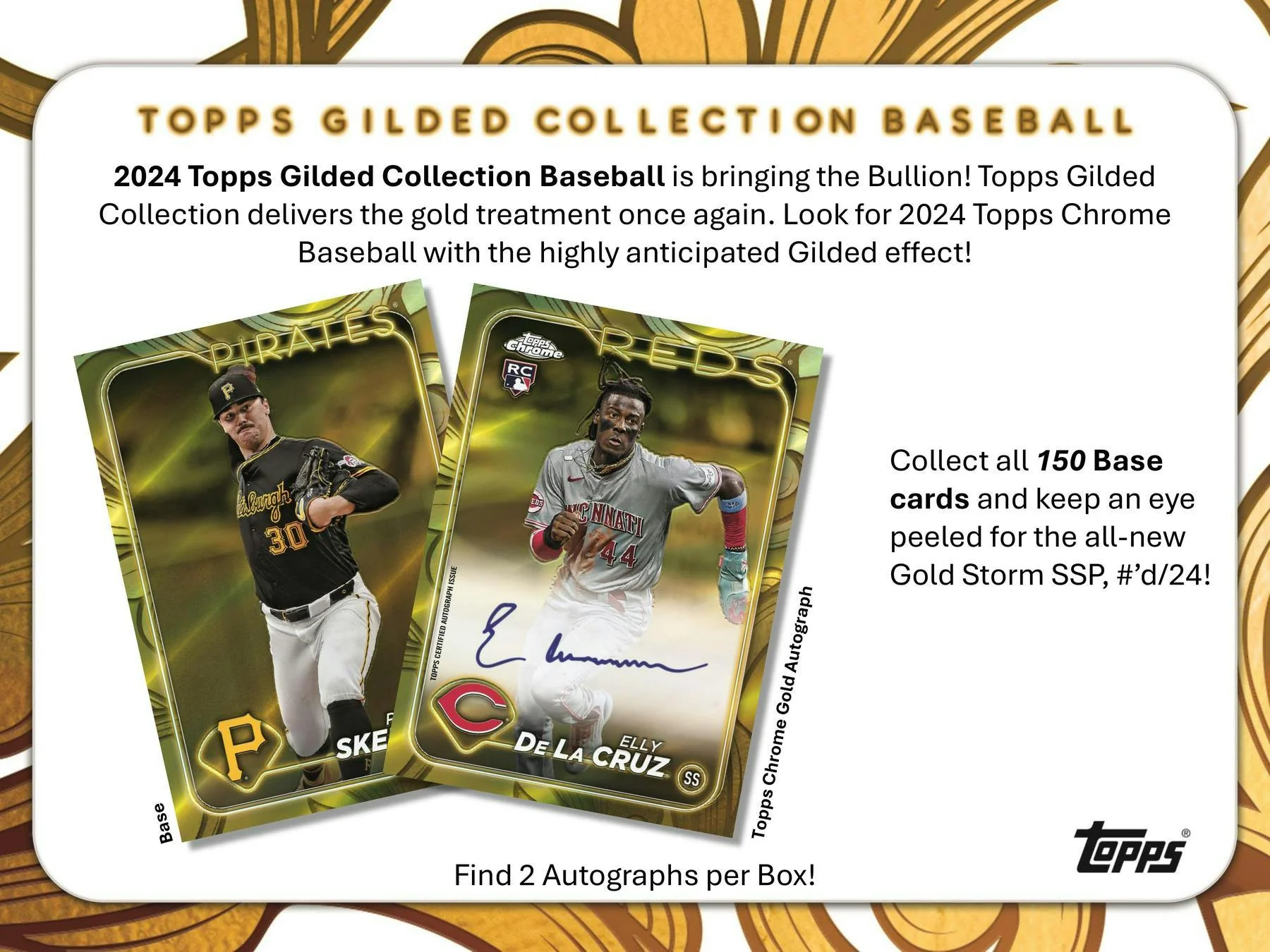 2024 Topps Gilded Collection Baseball Hobby Box - Image 3