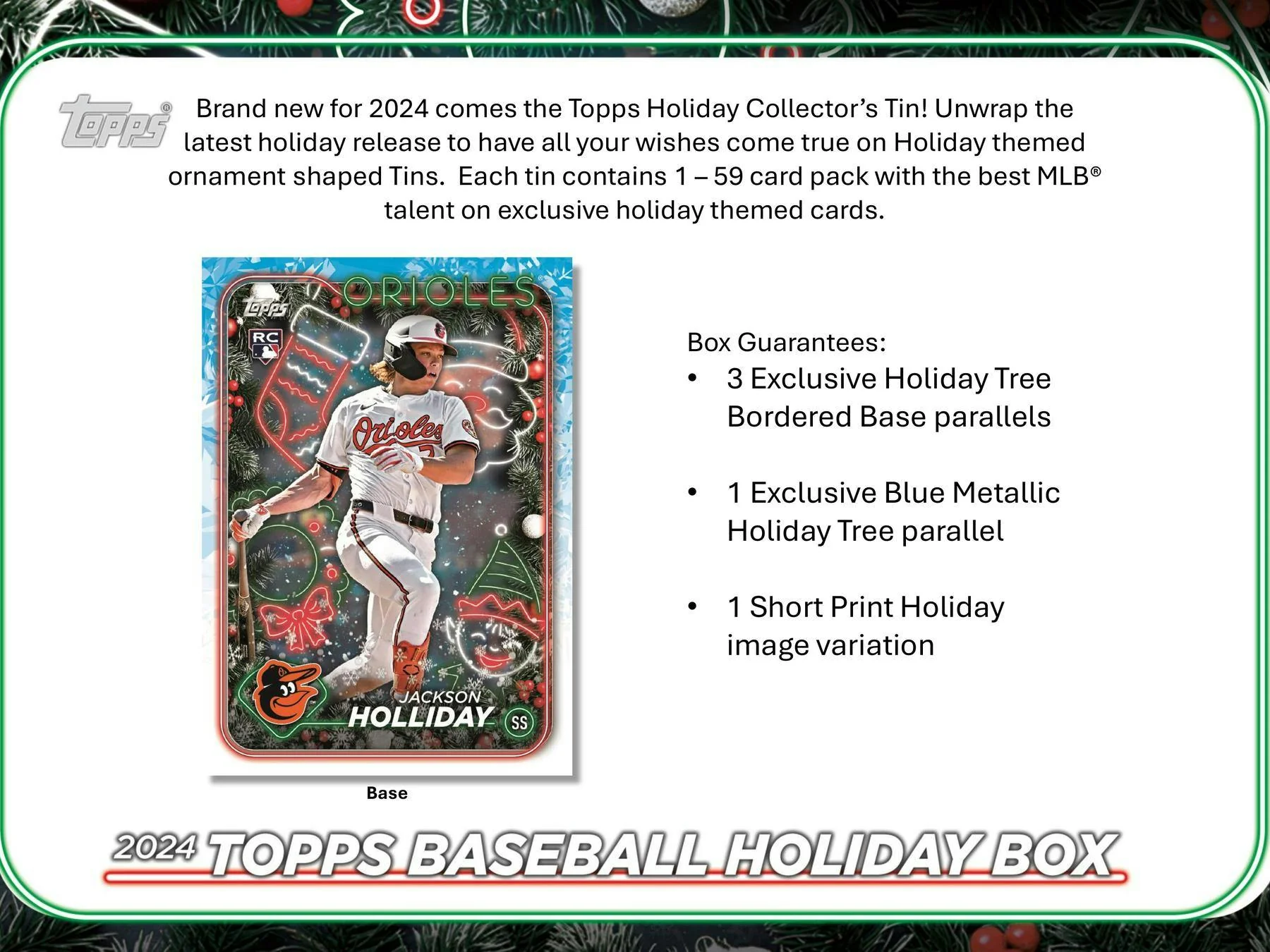 2024 Topps Holiday Baseball Advent Calendar - Image 2