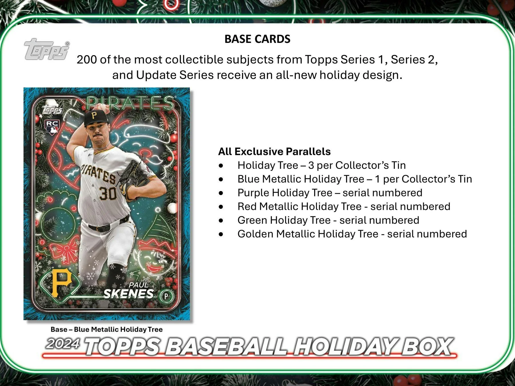2024 Topps Holiday Baseball Advent Calendar - Image 3