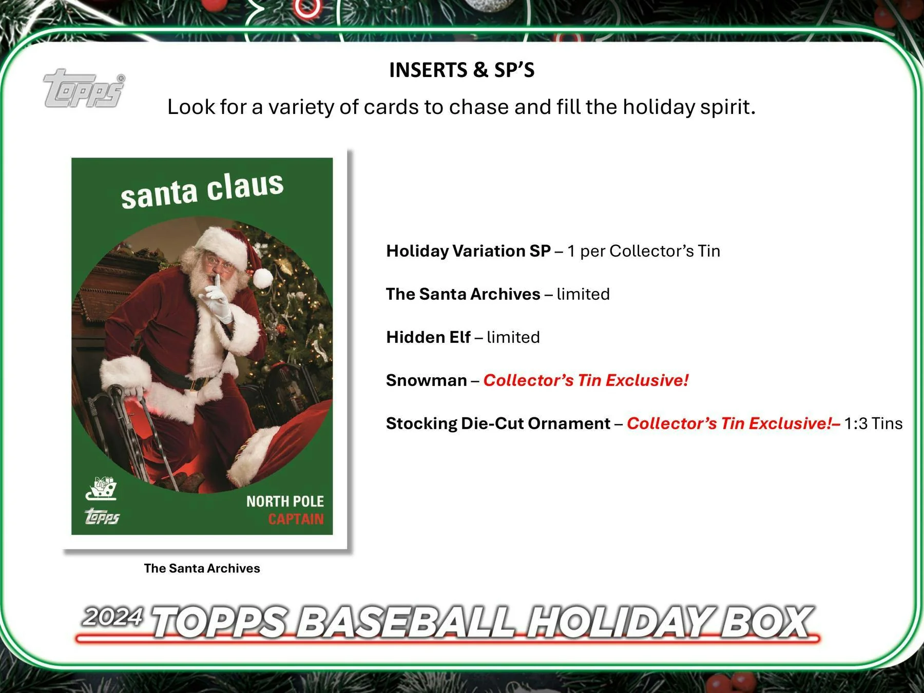 2024 Topps Holiday Baseball Advent Calendar - Image 4