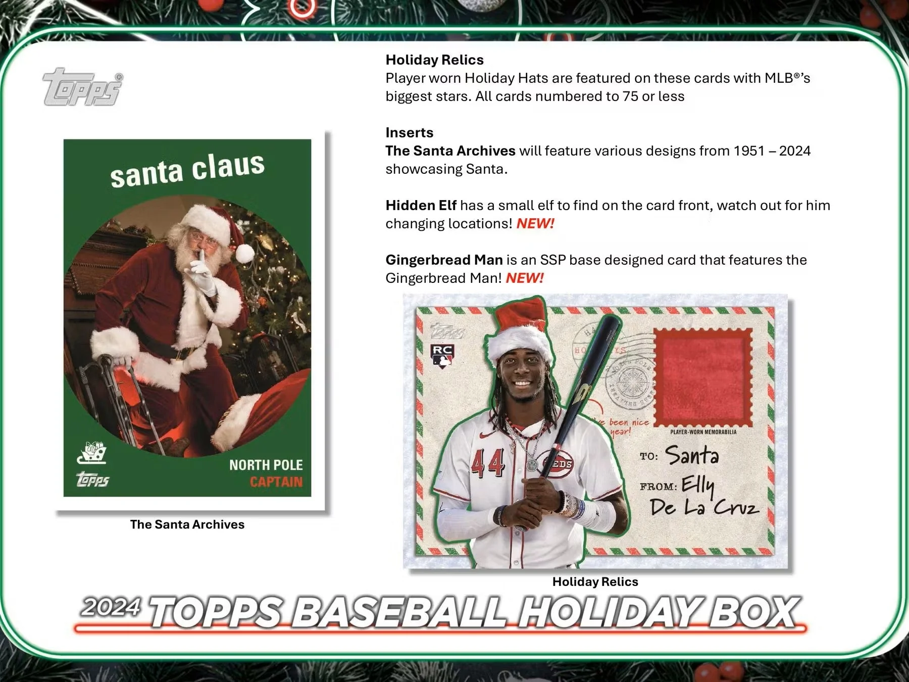 2024 Topps Holiday Baseball Mega Box - Image 5