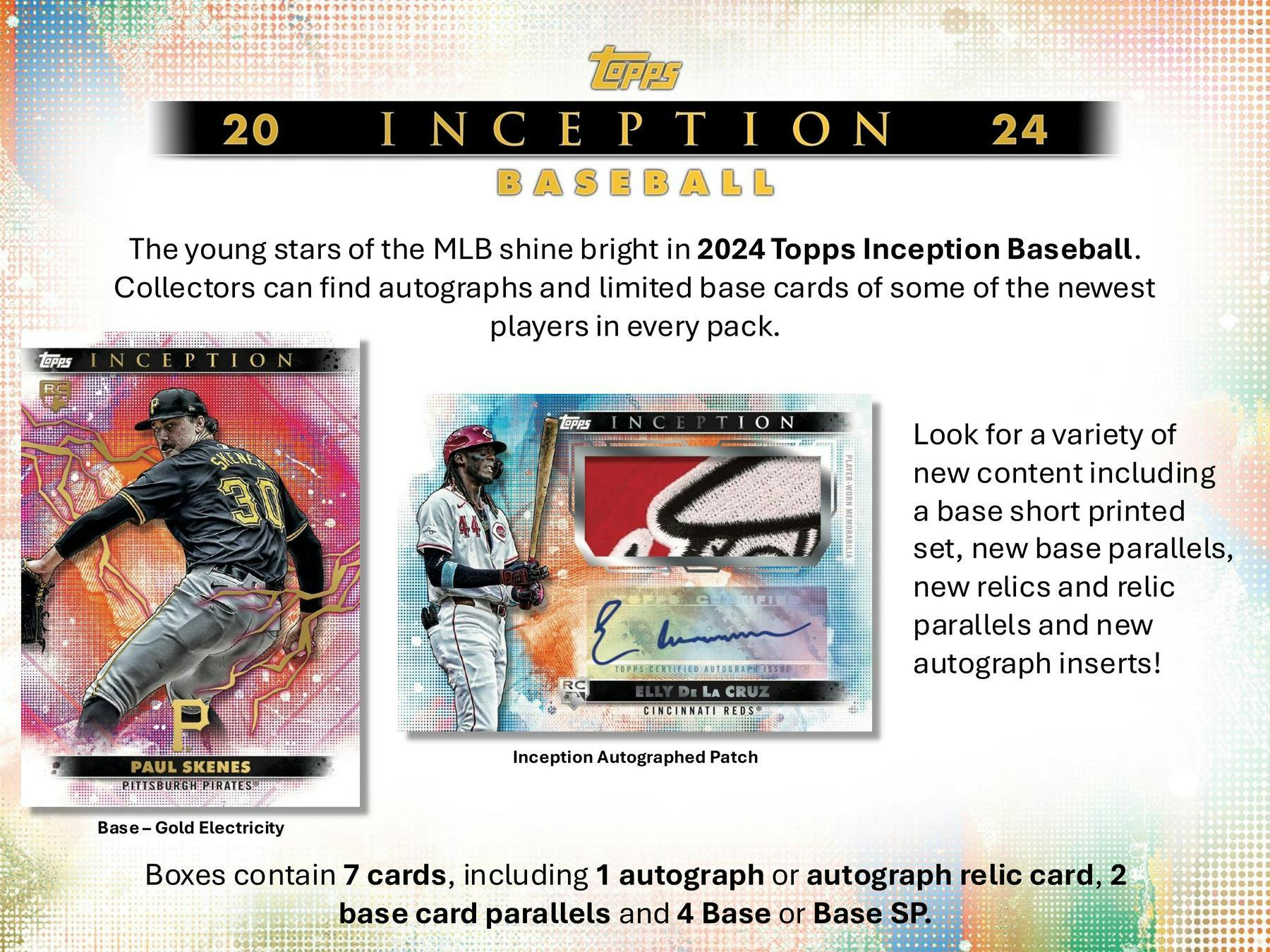 2024 Topps Inception Baseball Hobby Box - Image 3
