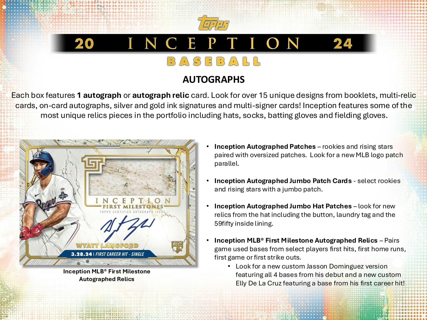 2024 Topps Inception Baseball Hobby Box - Image 4