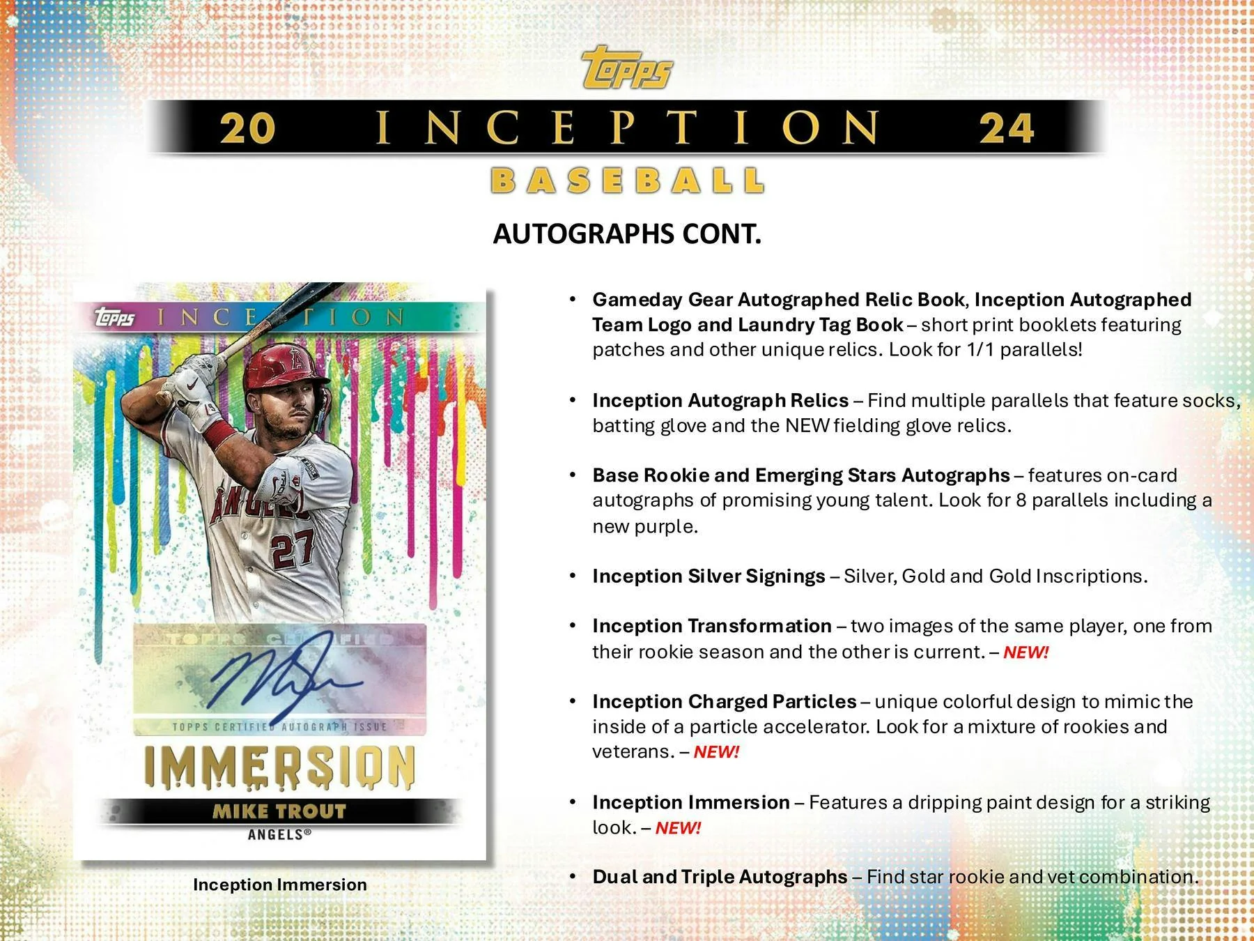2024 Topps Inception Baseball Hobby Box - Image 5