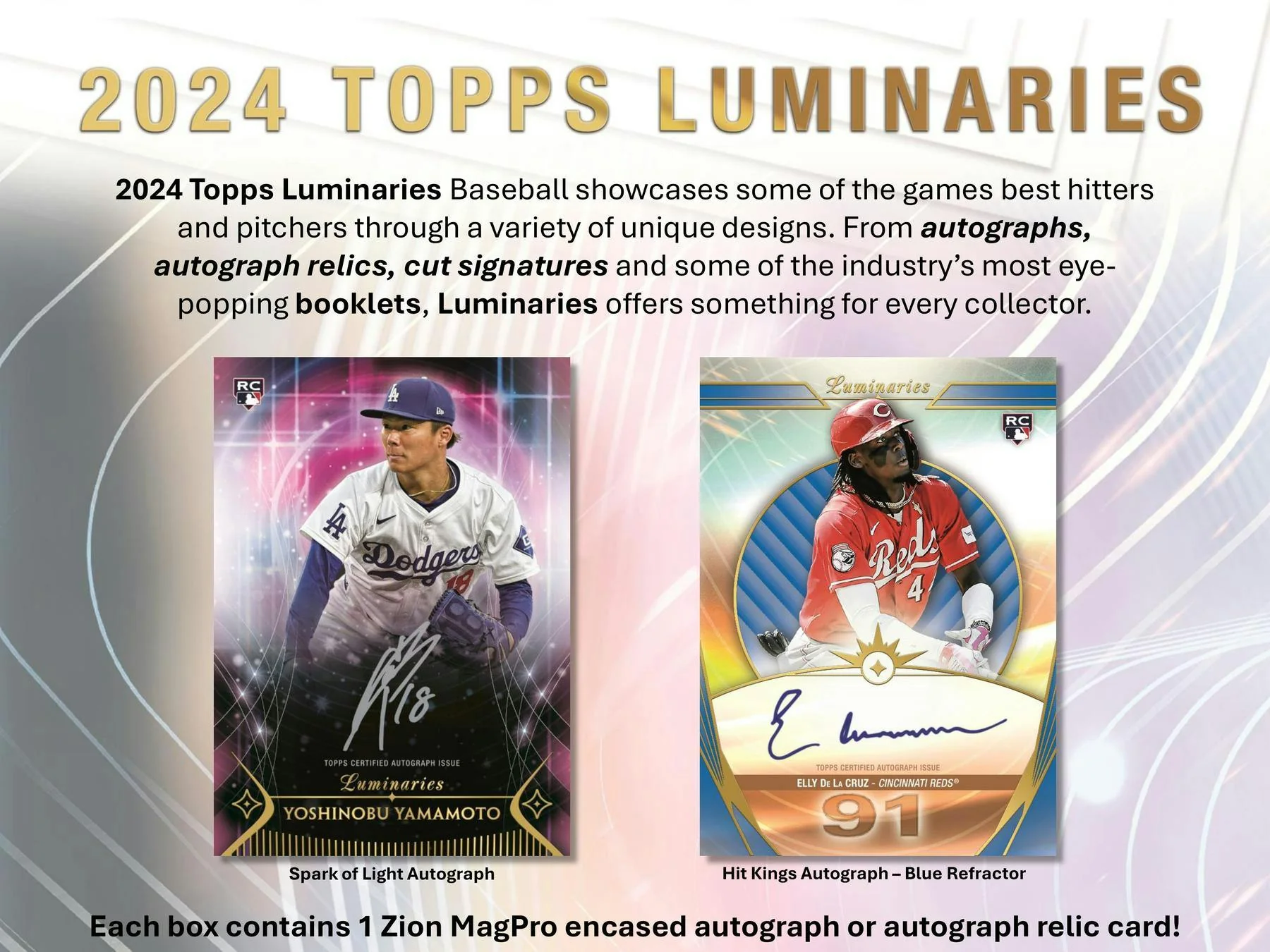2024 Topps Luminaries Baseball Hobby Box - Image 3