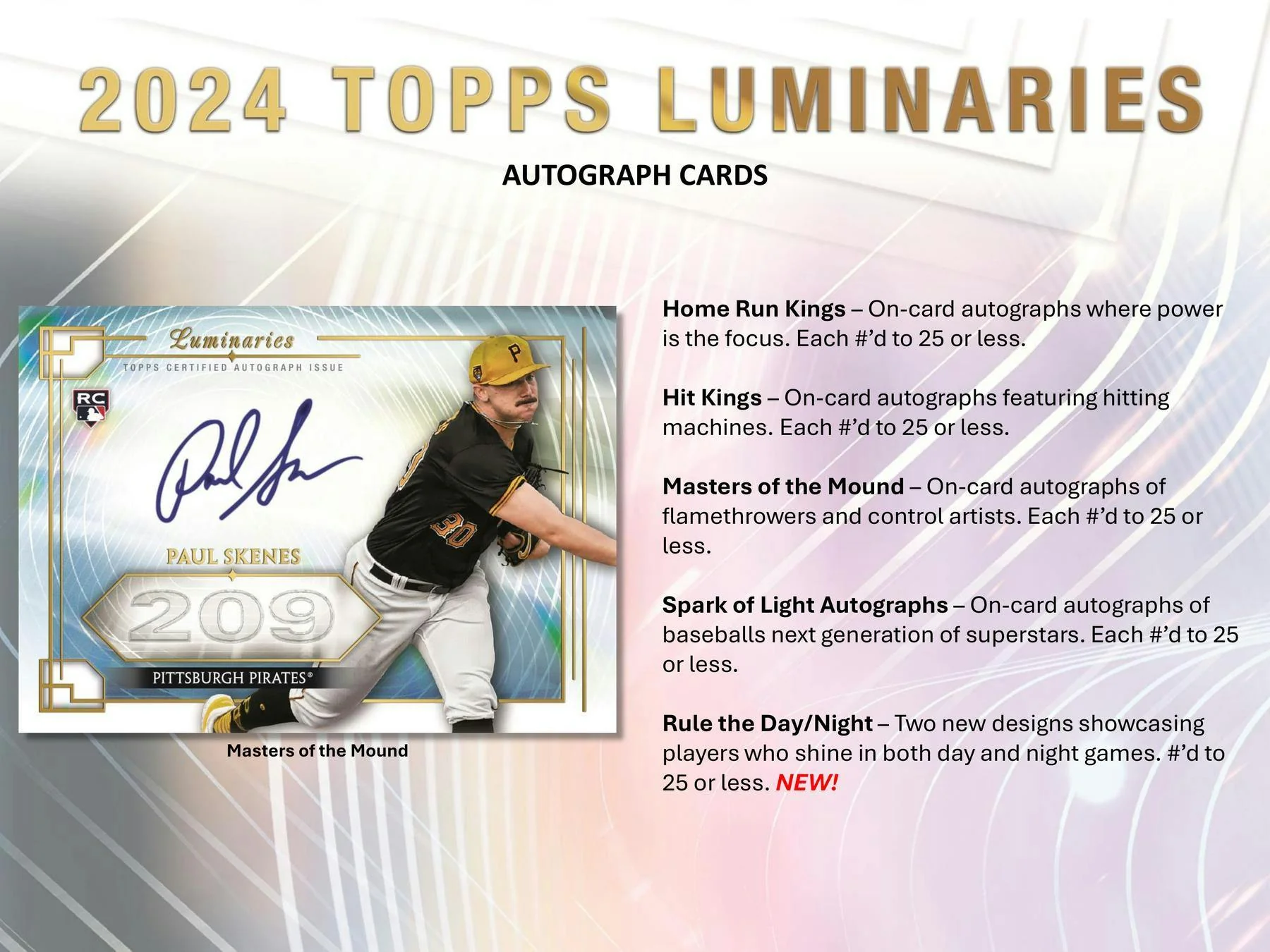 2024 Topps Luminaries Baseball Hobby Box - Image 4