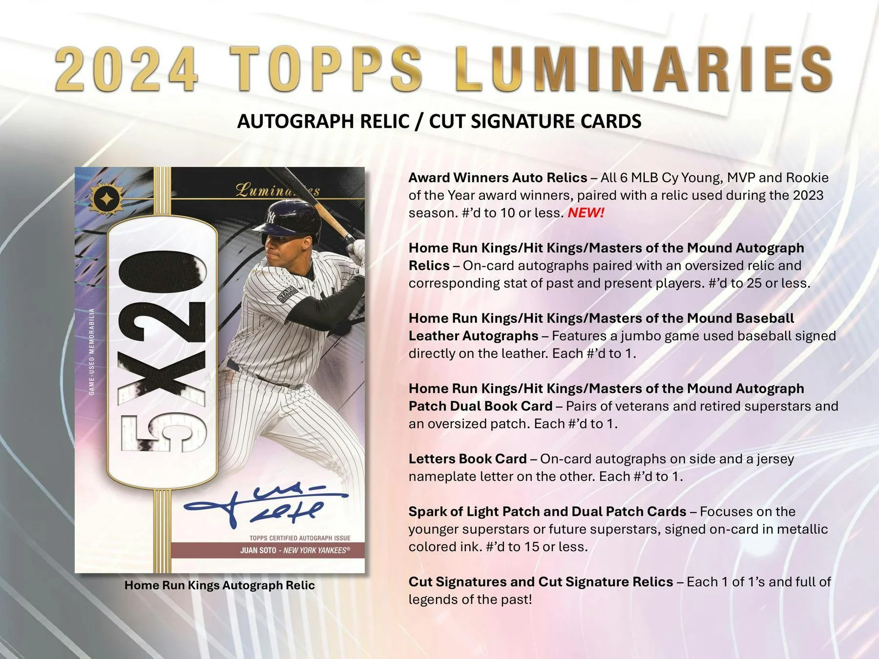 2024 Topps Luminaries Baseball Hobby Box - Image 6