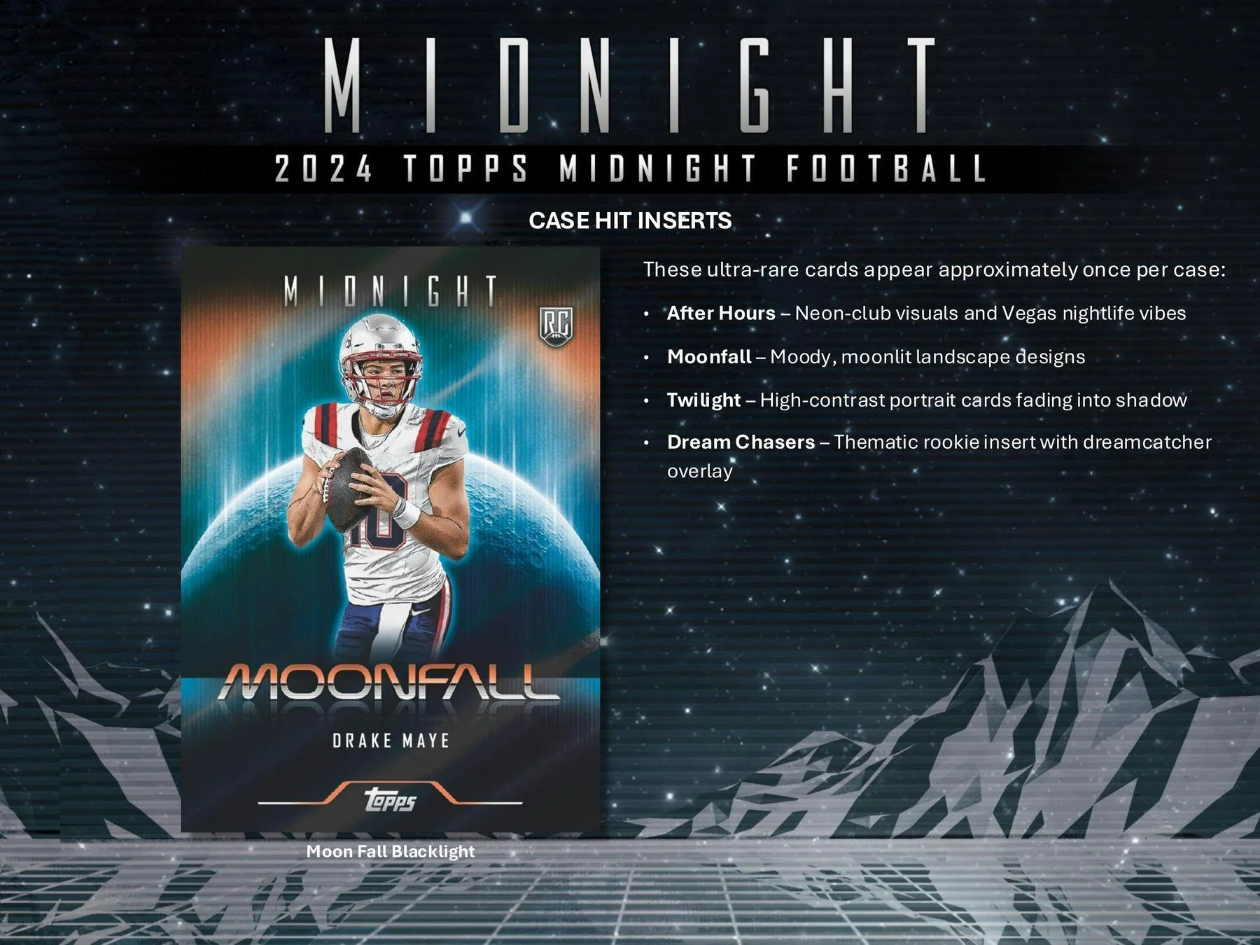 2024 Topps Midnight Football Hobby Box - Image 6