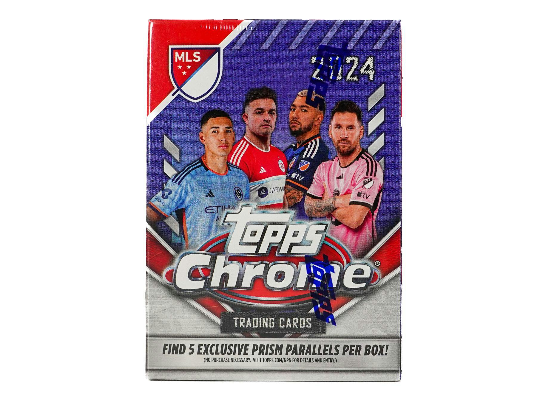 2024 Topps MLS Major League Soccer Chrome 7-Pack Blaster Box