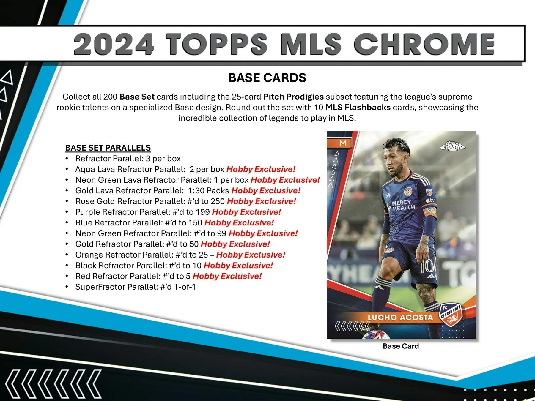 2024 Topps MLS Major League Soccer Chrome Hobby Box - Image 4
