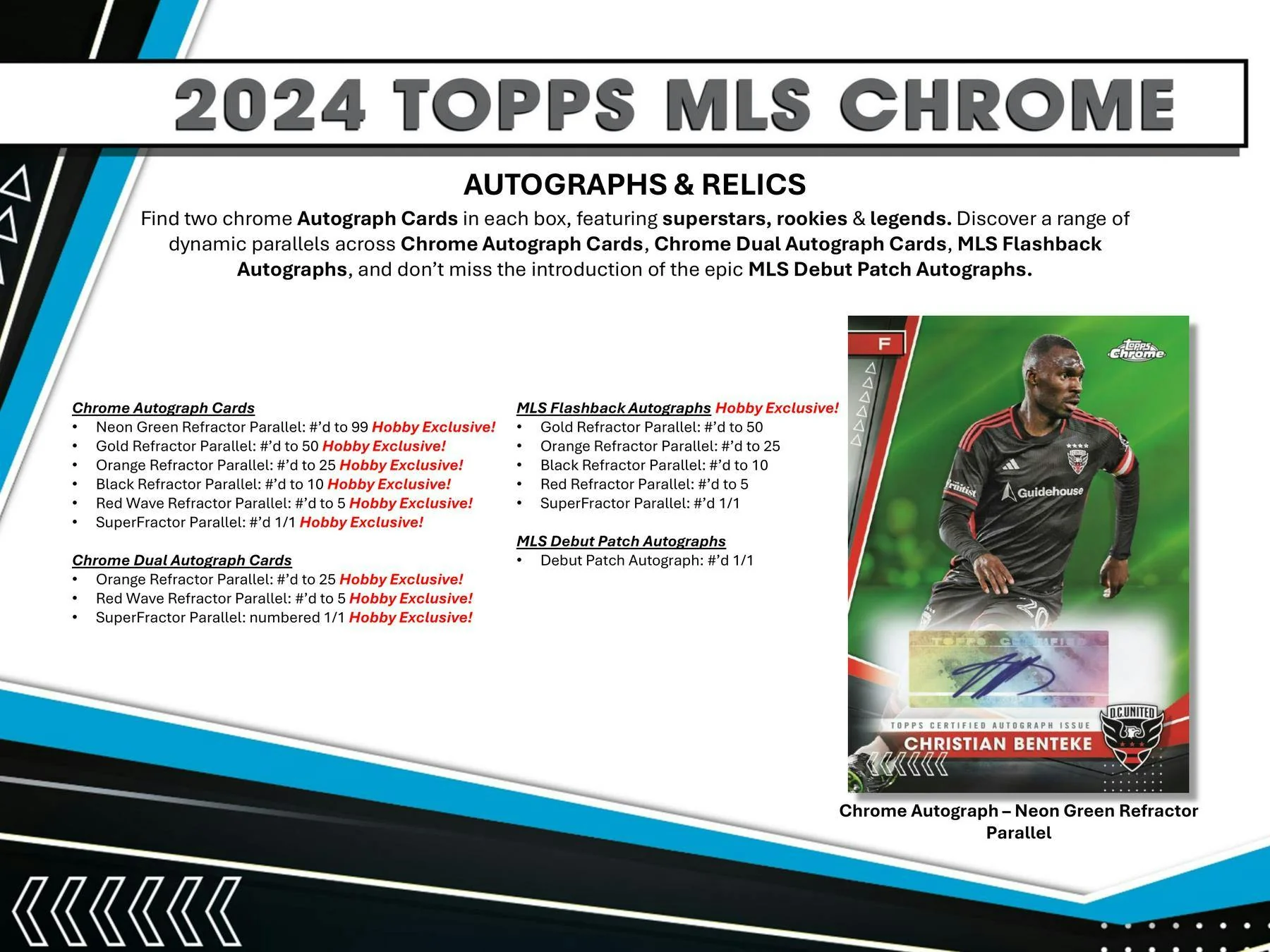 2024 Topps MLS Major League Soccer Chrome Hobby Box - Image 7