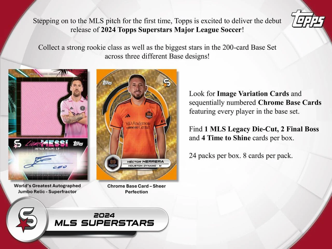 2024 Topps MLS SuperStars Soccer Hobby Box - Image 2