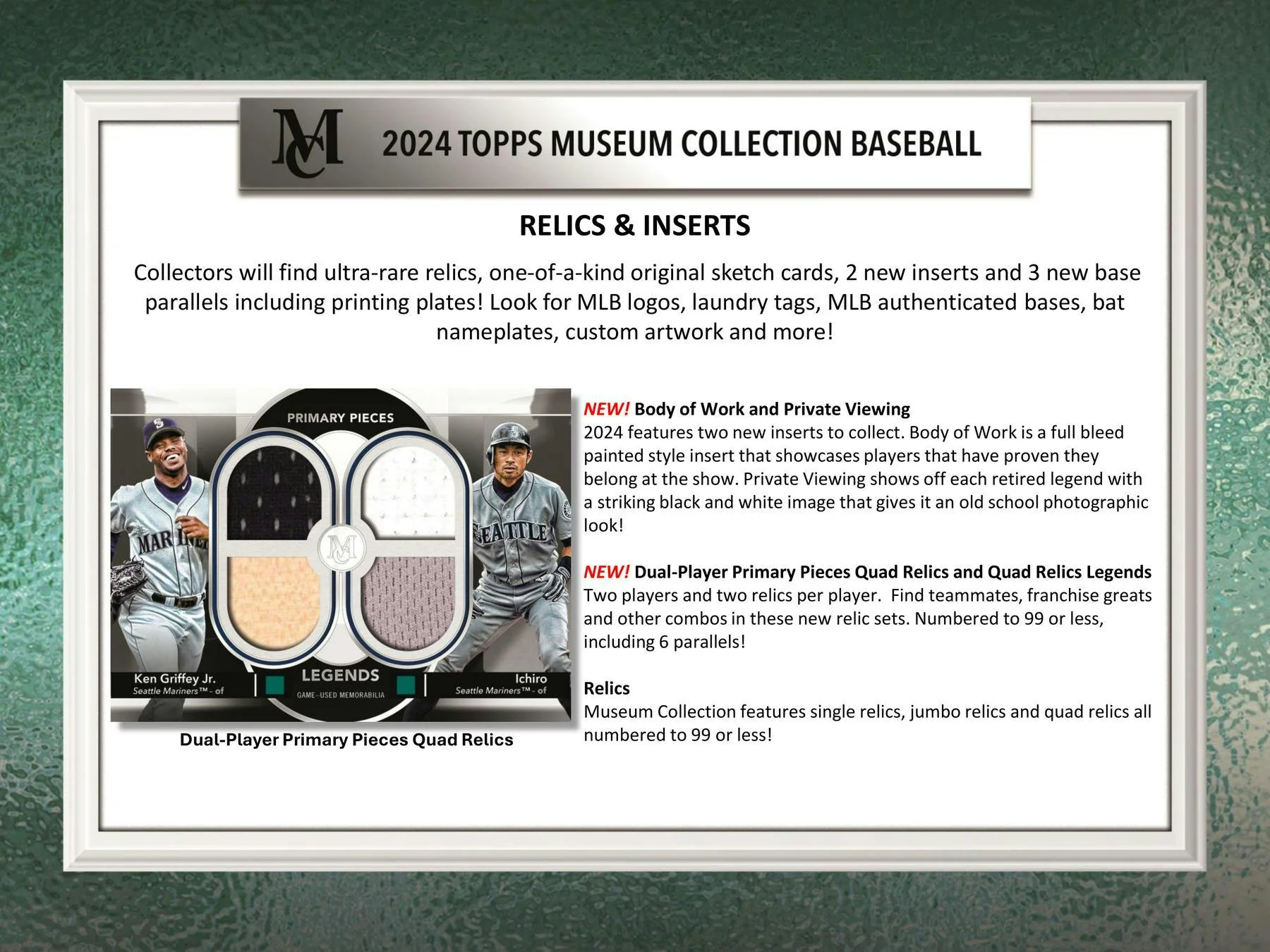 2024 Topps Museum Collection Baseball Hobby Box - Image 5