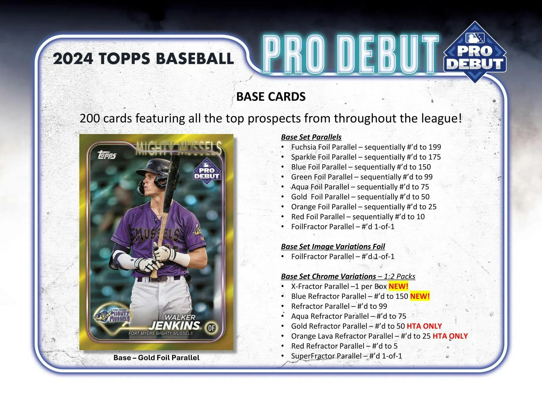 2024 Topps Pro Debut Baseball Hobby Jumbo Box - Image 4