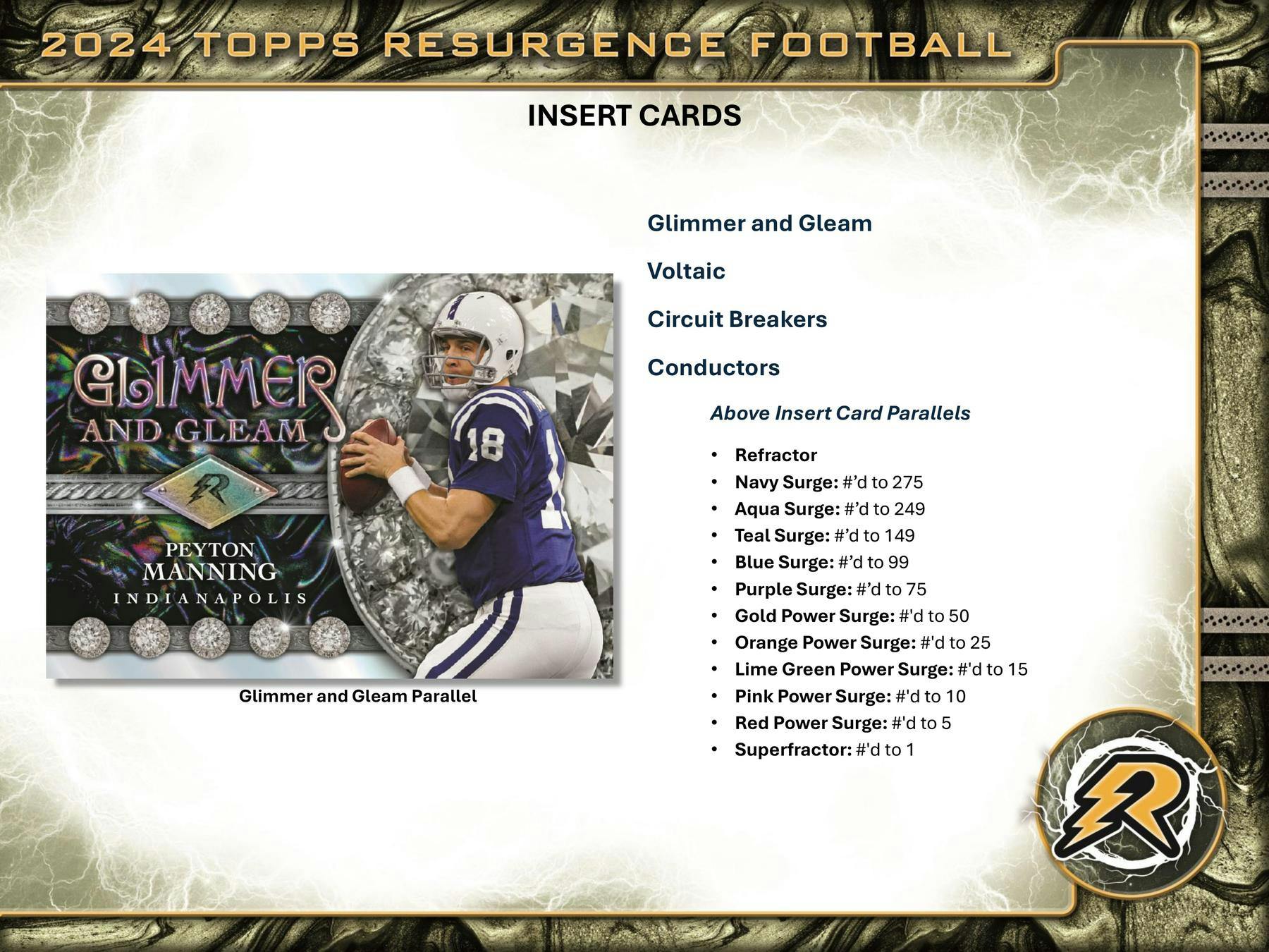 2024 Topps Resurgence Football 8-Pack Value SE Blaster Box - Image 4