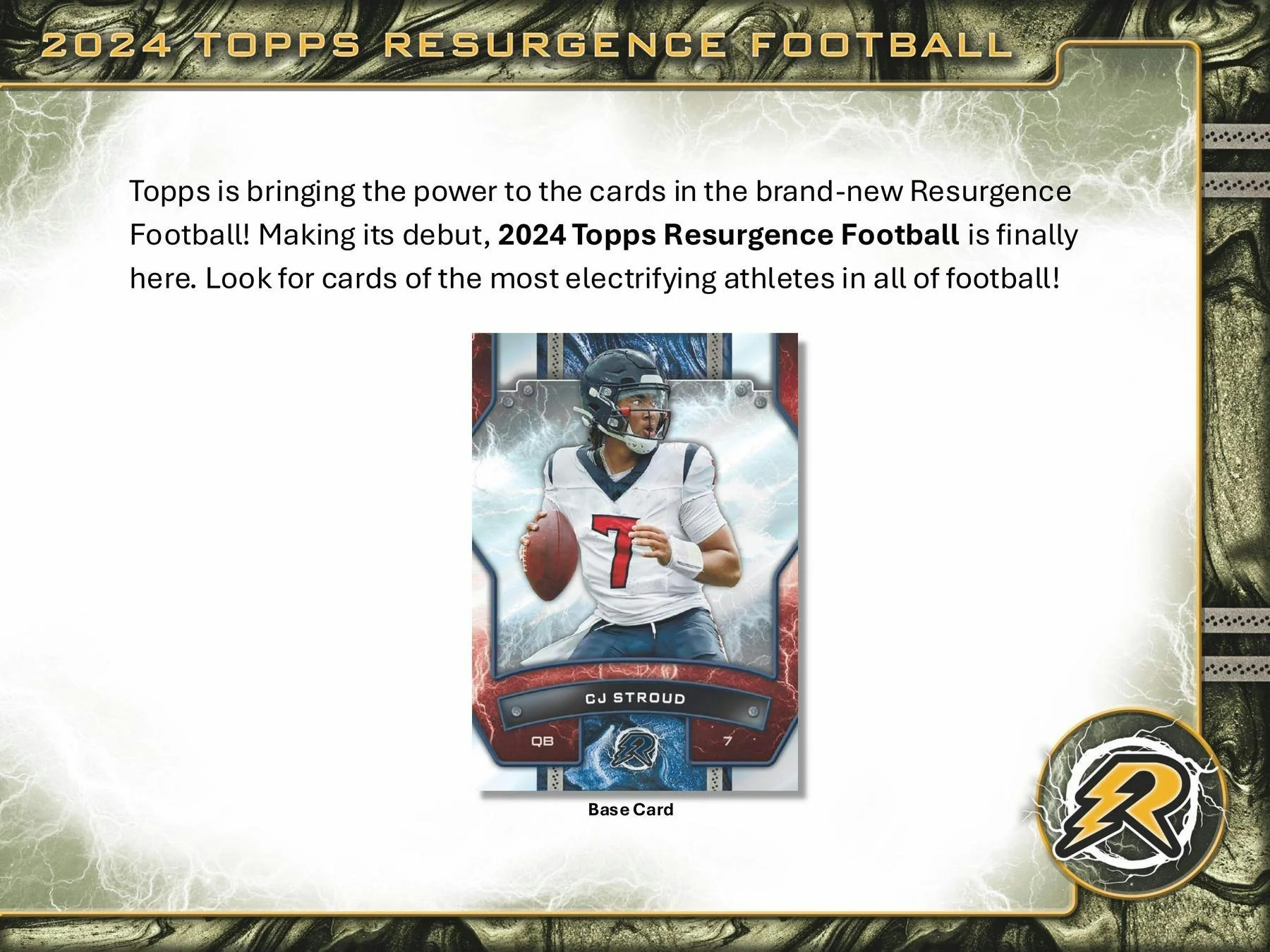 2024 Topps Resurgence Football Hobby Box - Image 3