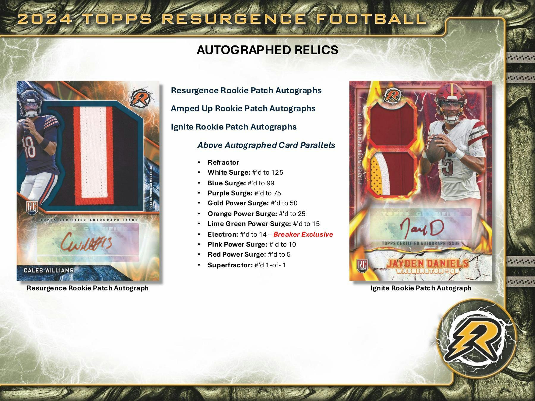 2024 Topps Resurgence Football Hobby Box - Image 8