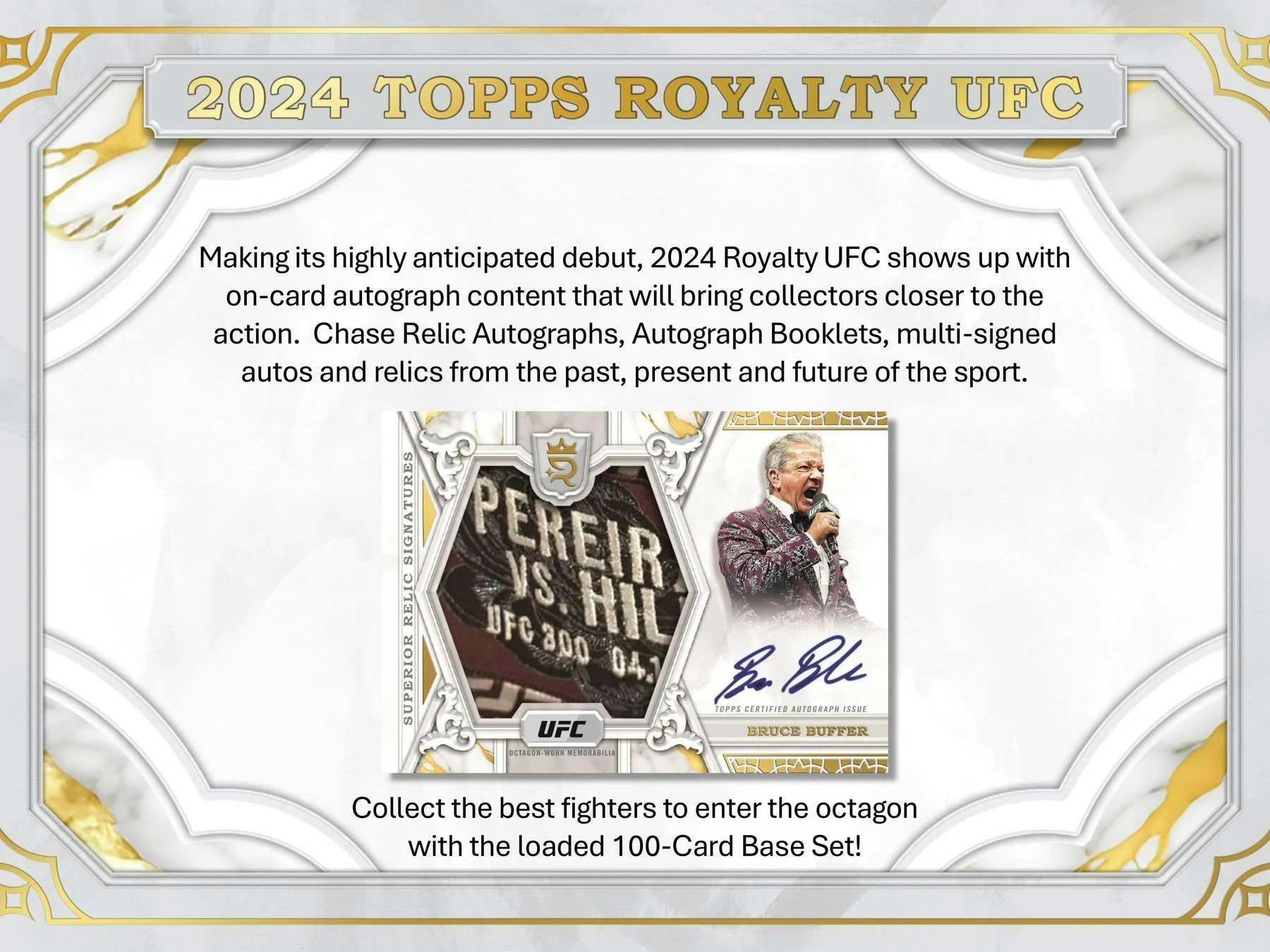 2024 Topps Royalty UFC Hobby Box - Image 3
