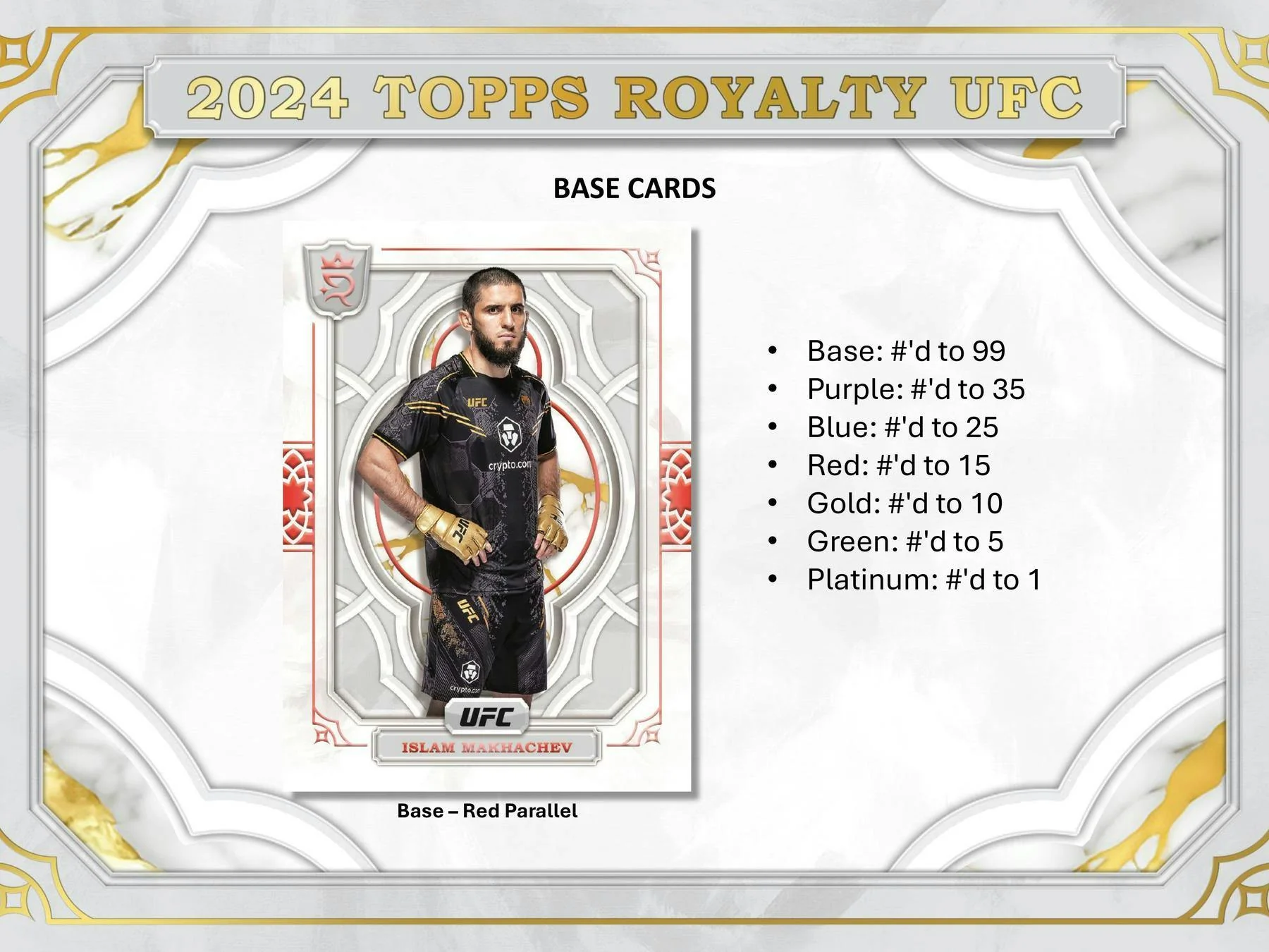 2024 Topps Royalty UFC Hobby Box - Image 4