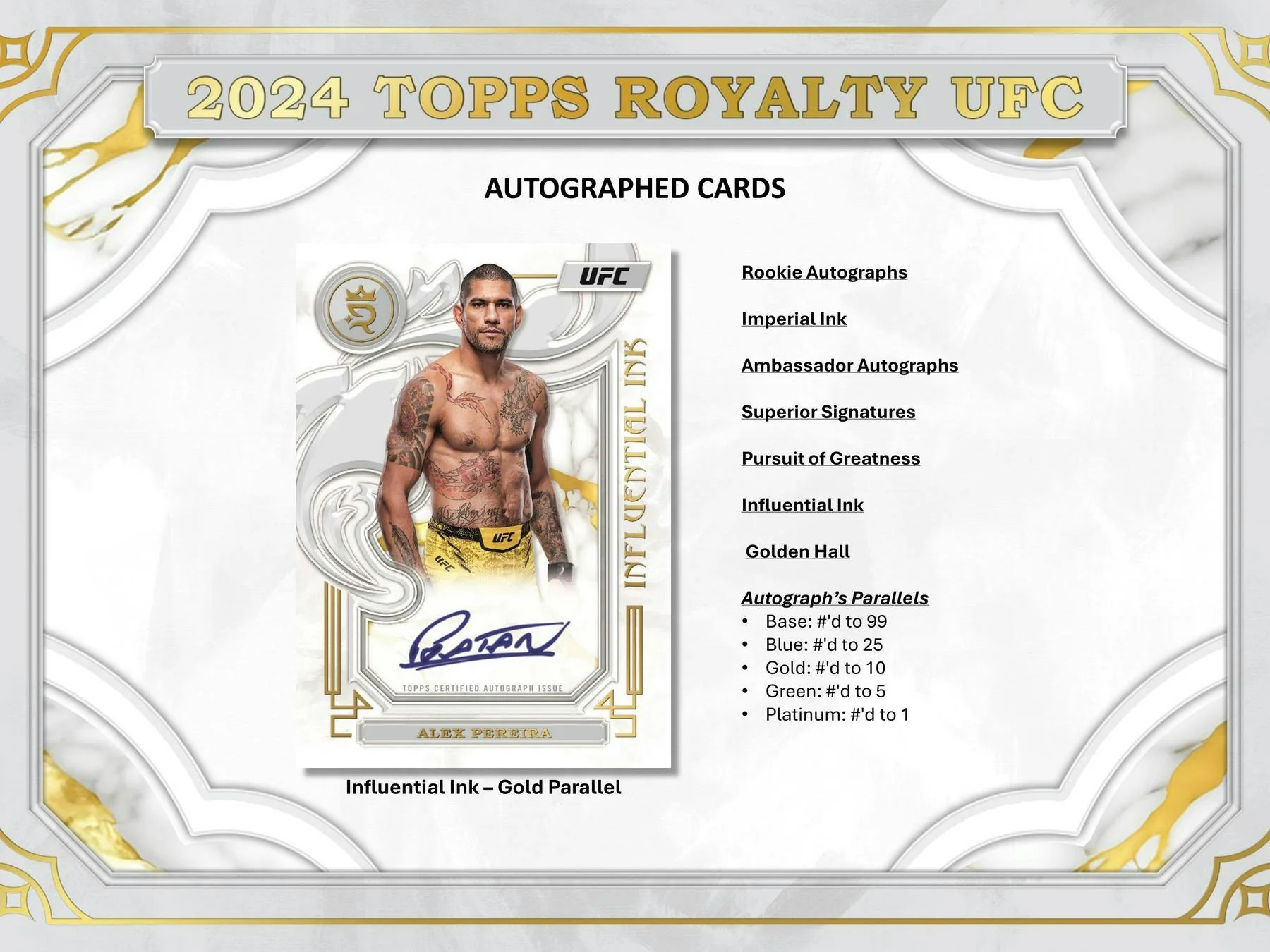 2024 Topps Royalty UFC Hobby Box - Image 7