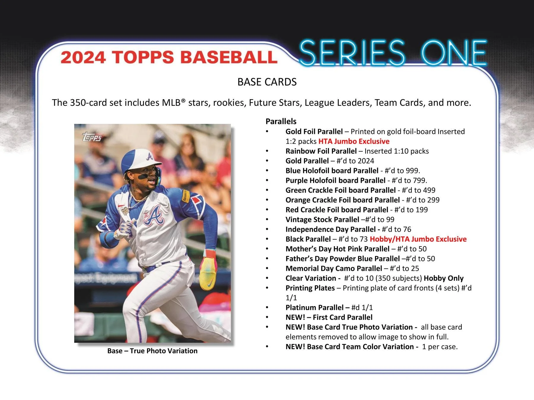 2024 Topps Series 1 Baseball Hobby Jumbo Box - Image 4