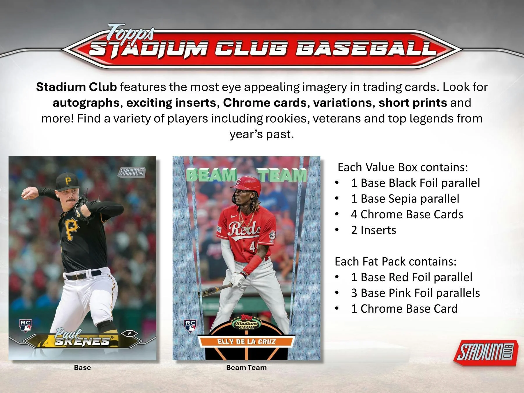 2024 Topps Stadium Club Baseball 8-Pack Blaster Box - Image 2