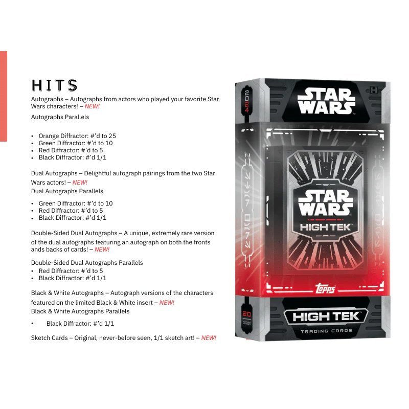 2024 Topps Star Wars Hi-Tek Hobby Box - Image 5