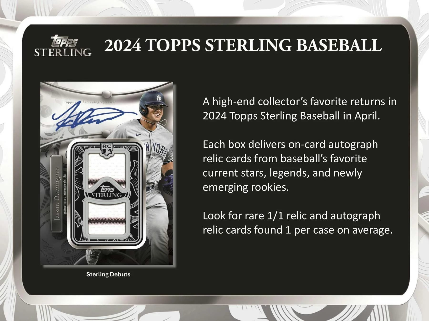 2024 Topps Sterling Baseball Hobby Box - Image 3