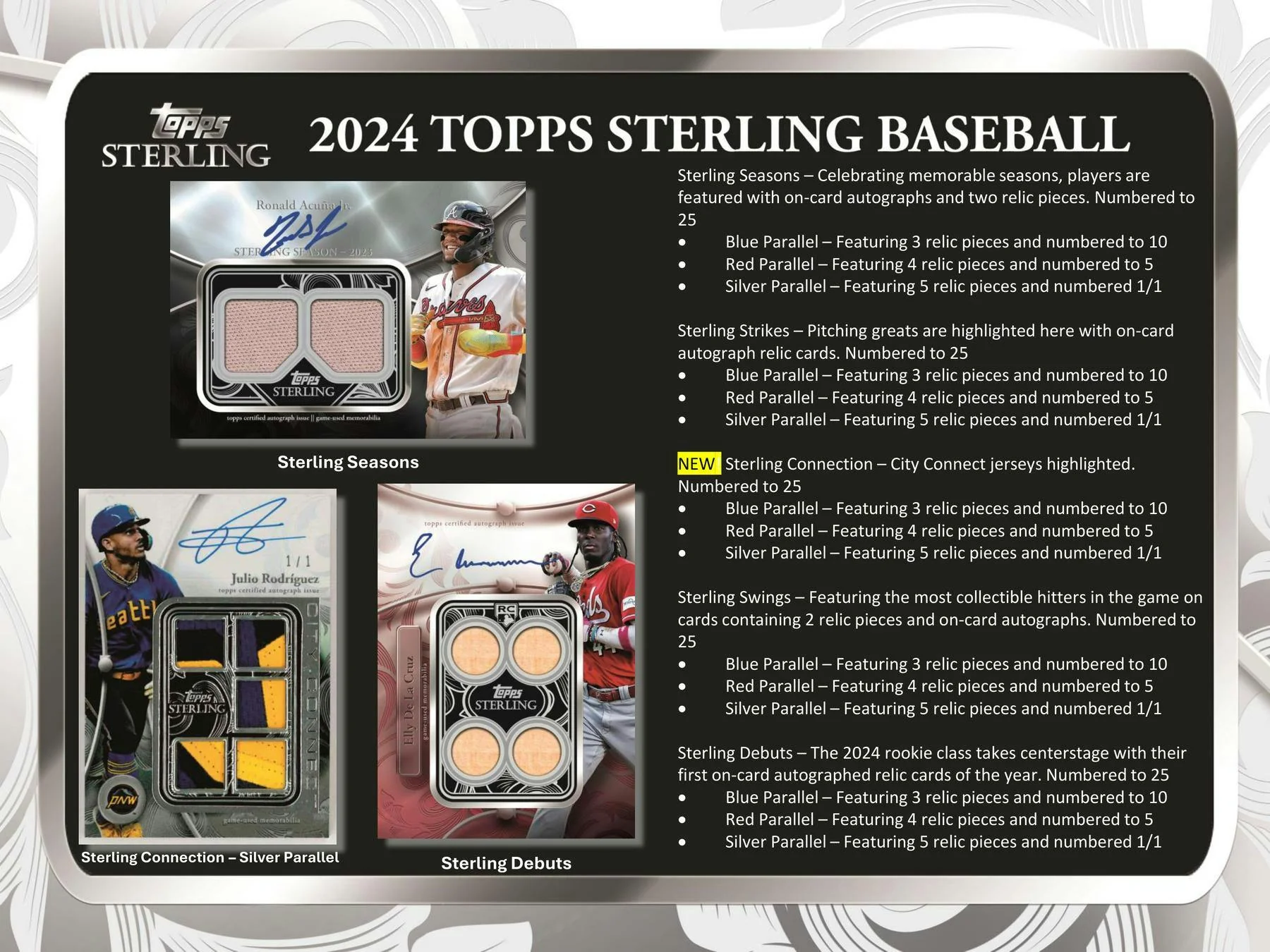 2024 Topps Sterling Baseball Hobby Box - Image 4