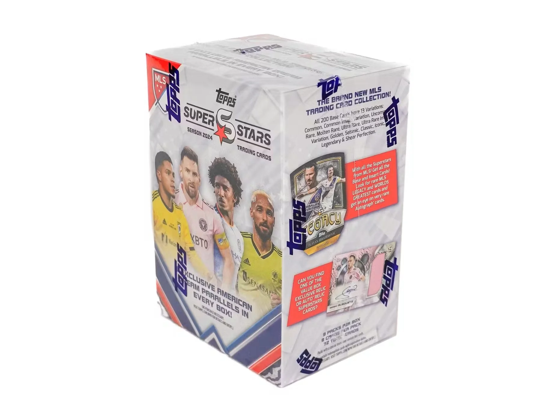 2024 Topps Superstars MLS Major League Soccer 9-Pack Blaster Box - Image 2