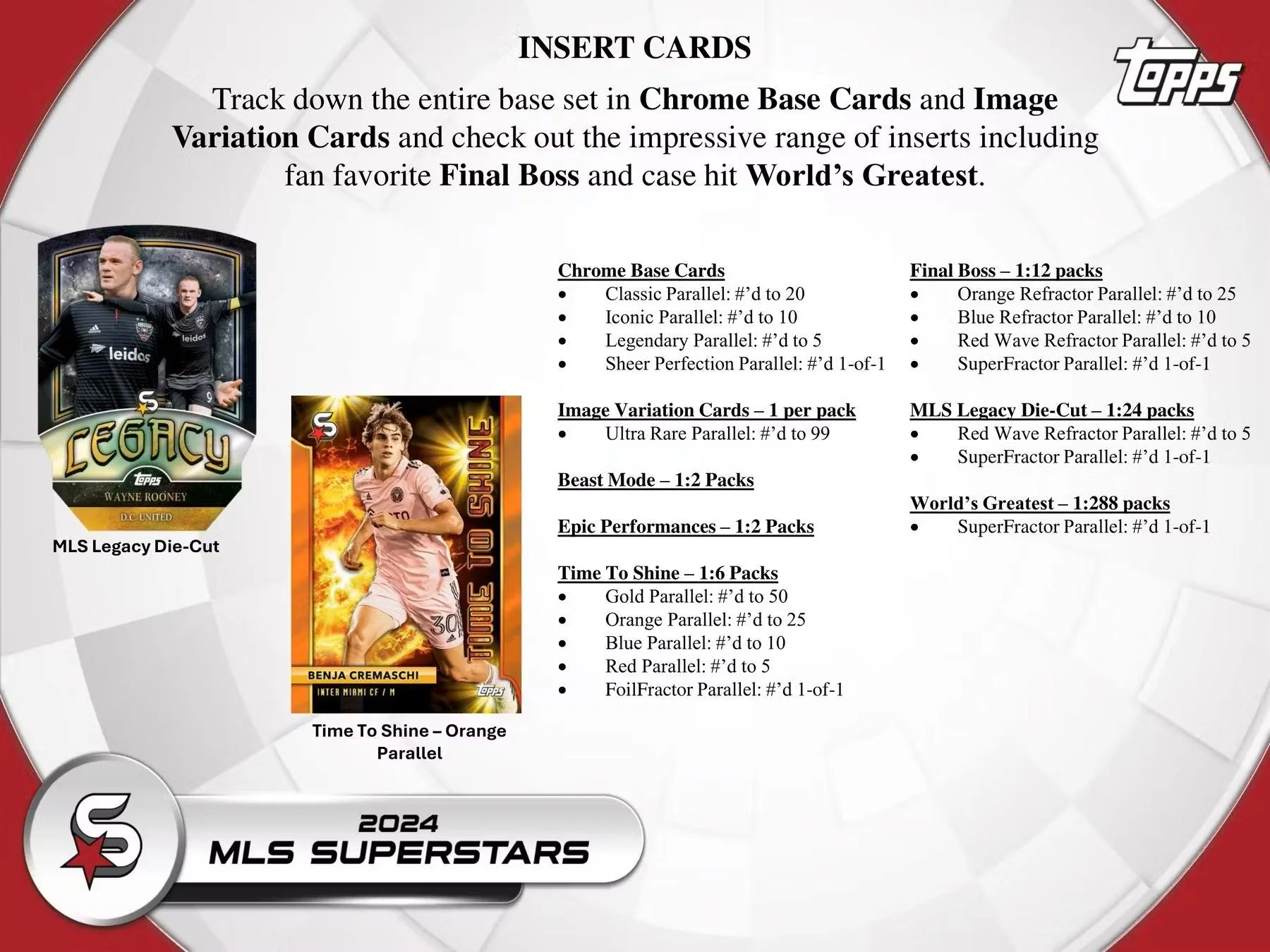 2024 Topps Superstars MLS Major League Soccer 9-Pack Blaster Box - Image 5