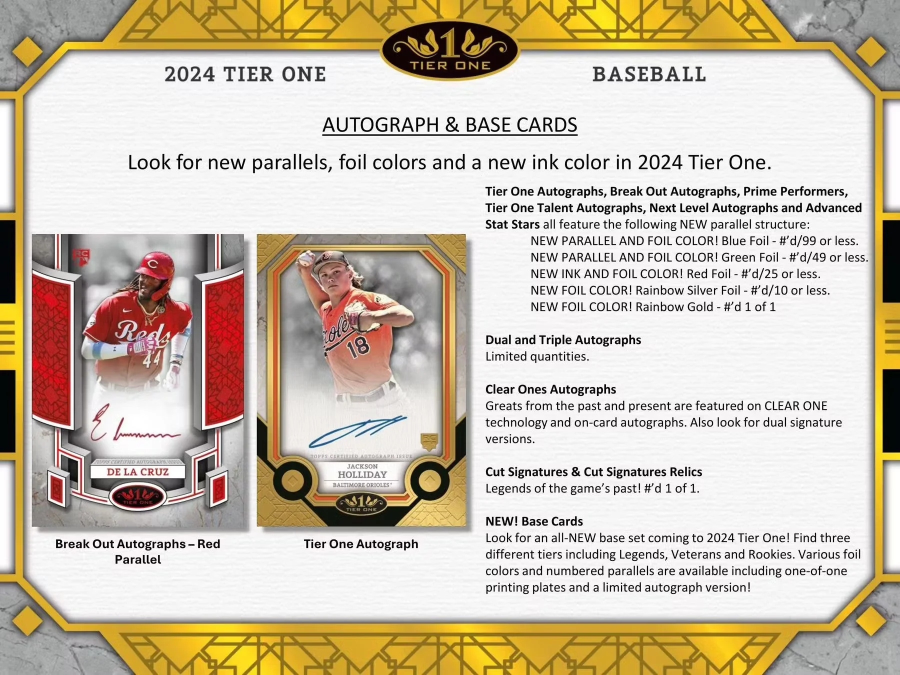 2024 Topps Tier One Baseball Hobby Box - Image 4