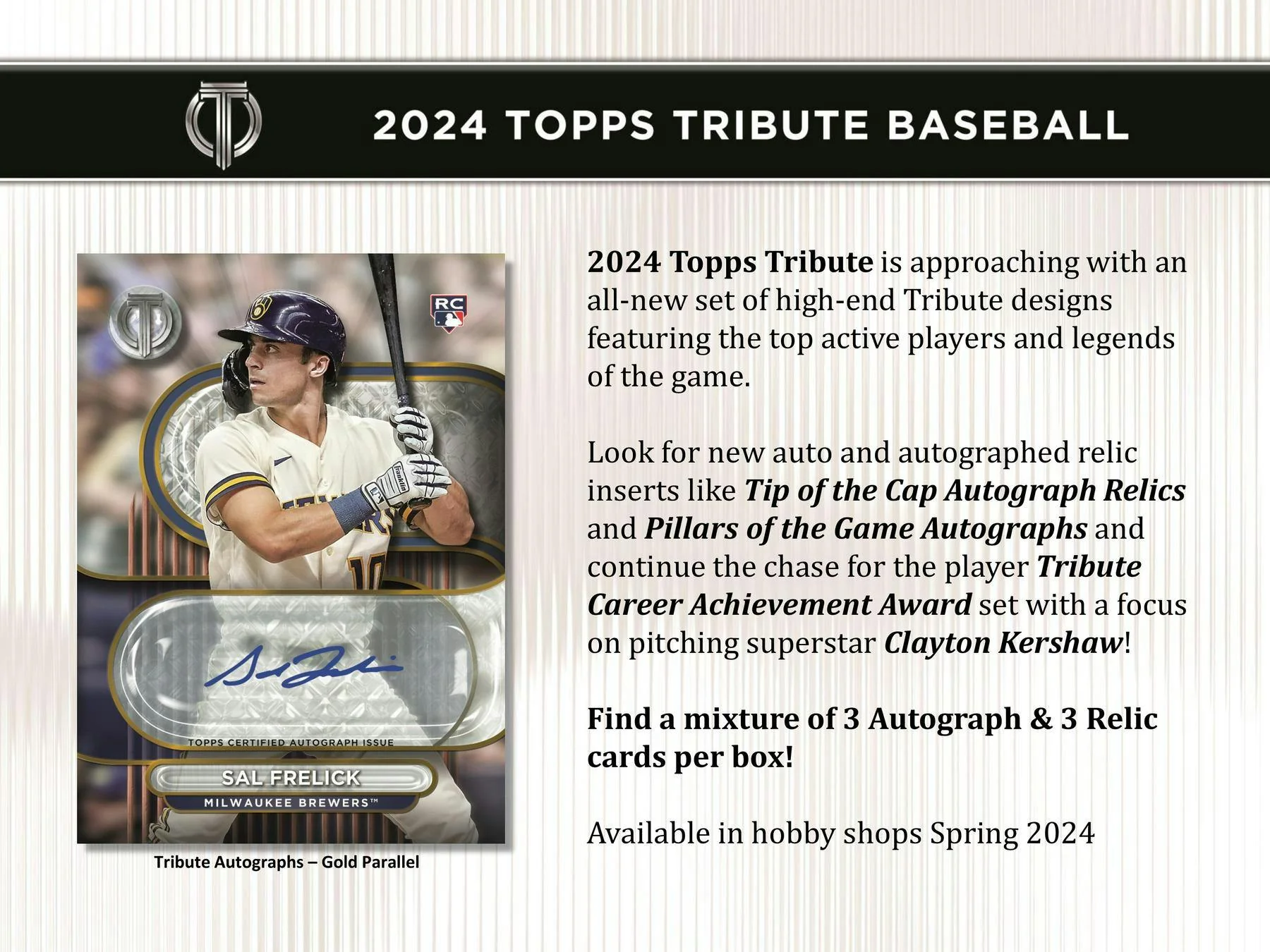 2024 Topps Tribute Baseball Hobby Box - Image 3