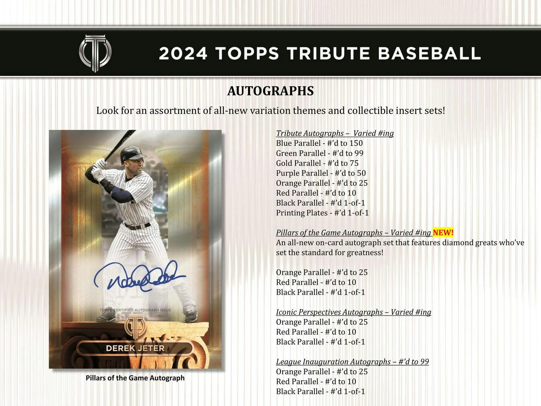 2024 Topps Tribute Baseball Hobby Box - Image 5