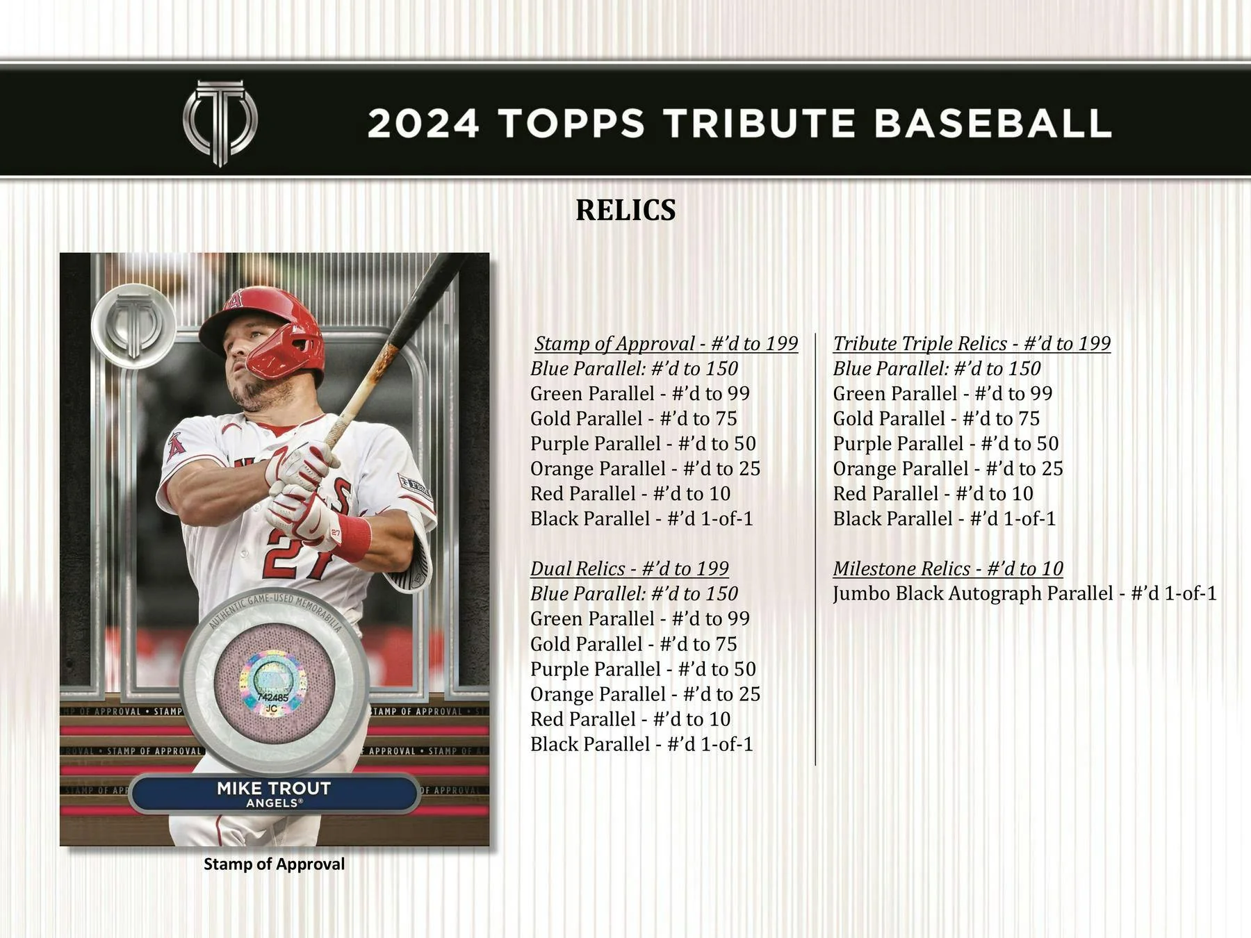 2024 Topps Tribute Baseball Hobby Box - Image 7