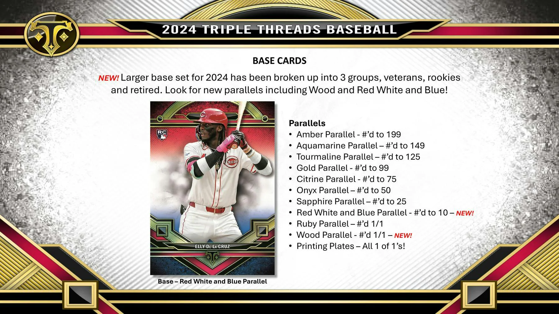 2024 Topps Triple Threads Baseball Hobby Box - Image 4