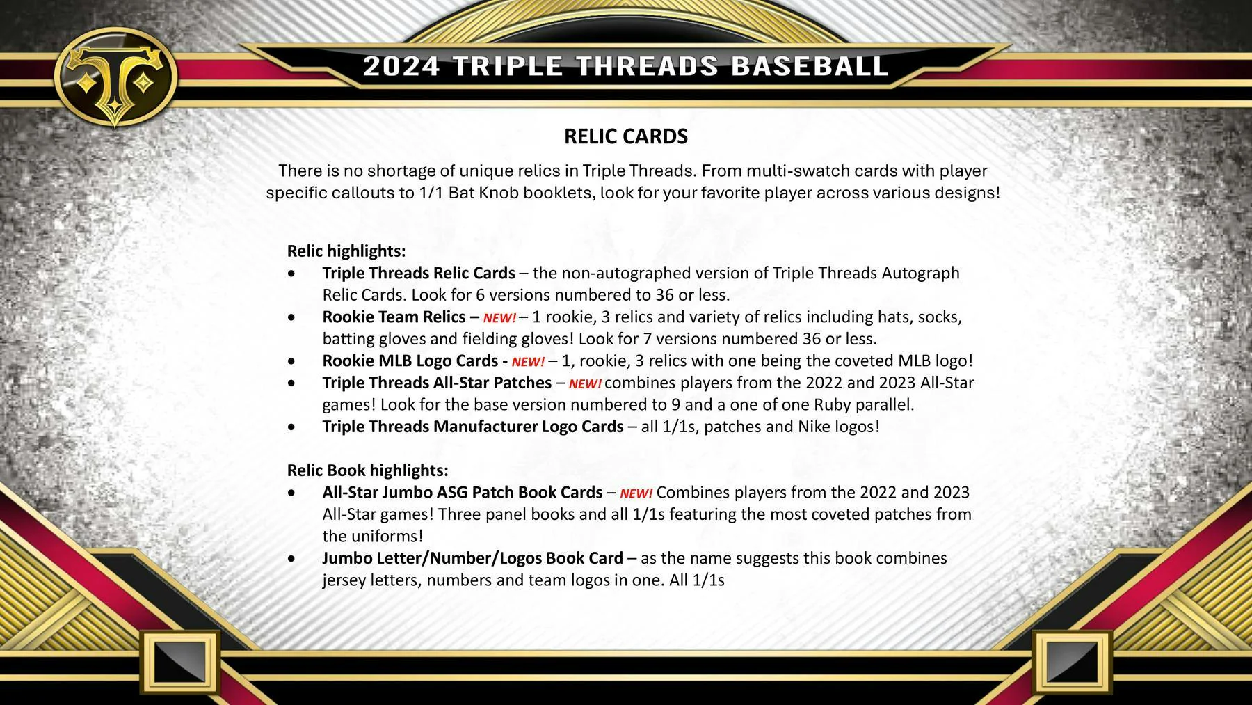 2024 Topps Triple Threads Baseball Hobby Box - Image 6