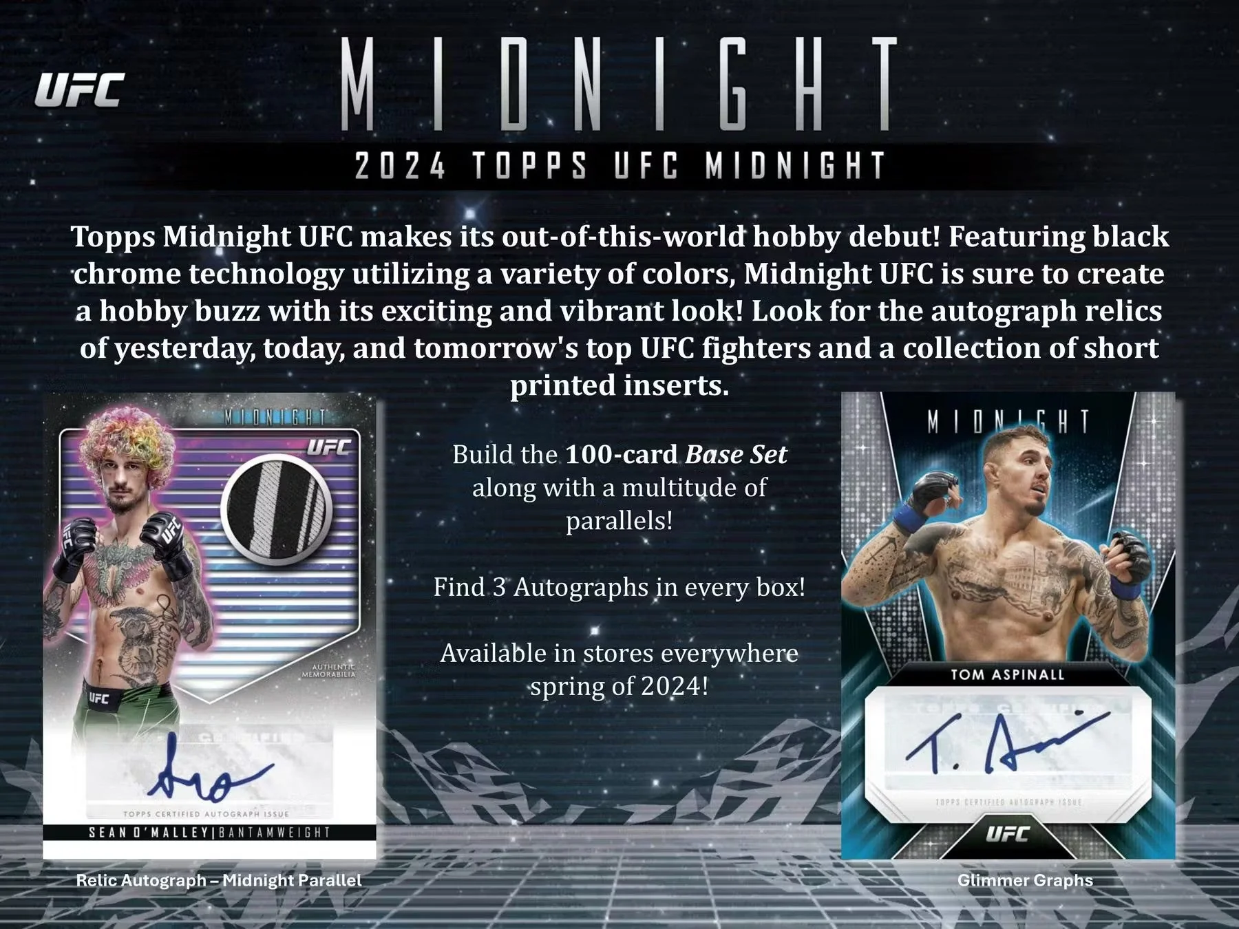 2024 Topps UFC Midnight Hobby Box - Image 3