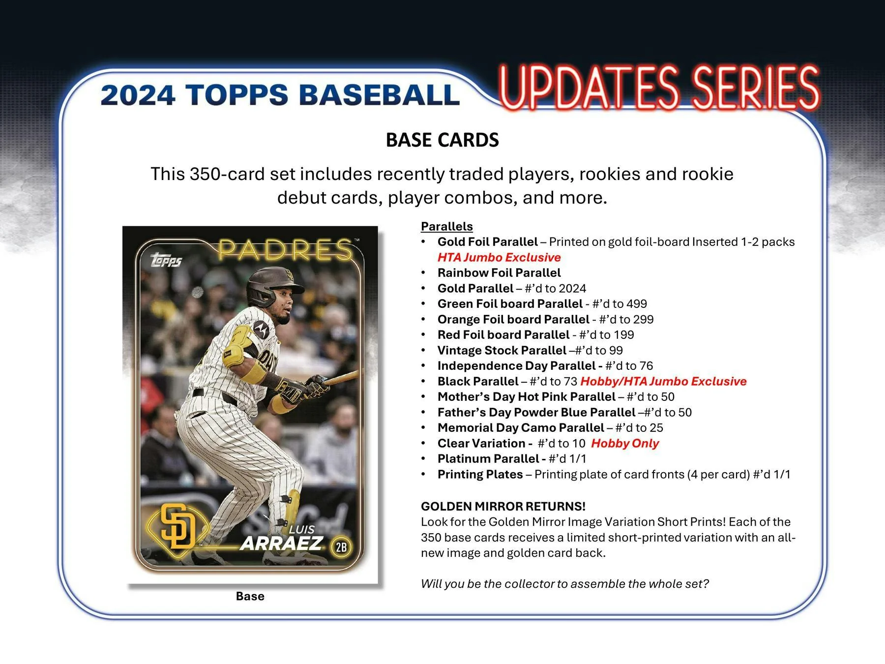 2024 Topps Update Series Baseball Hobby Box - Image 4