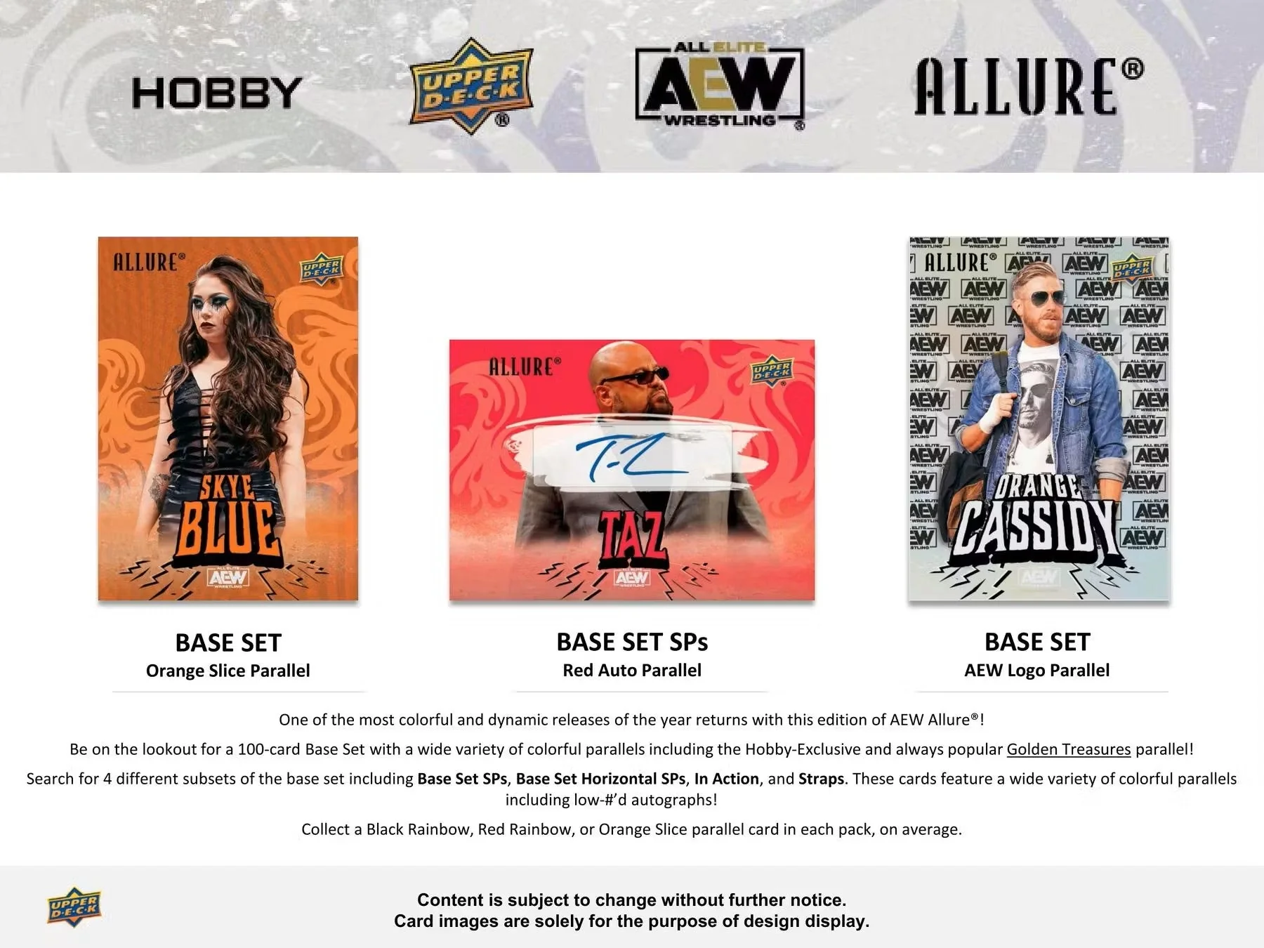 2024 Upper Deck AEW Allure Wrestling Hobby Box | Columbia Sports Cards - Image 4
