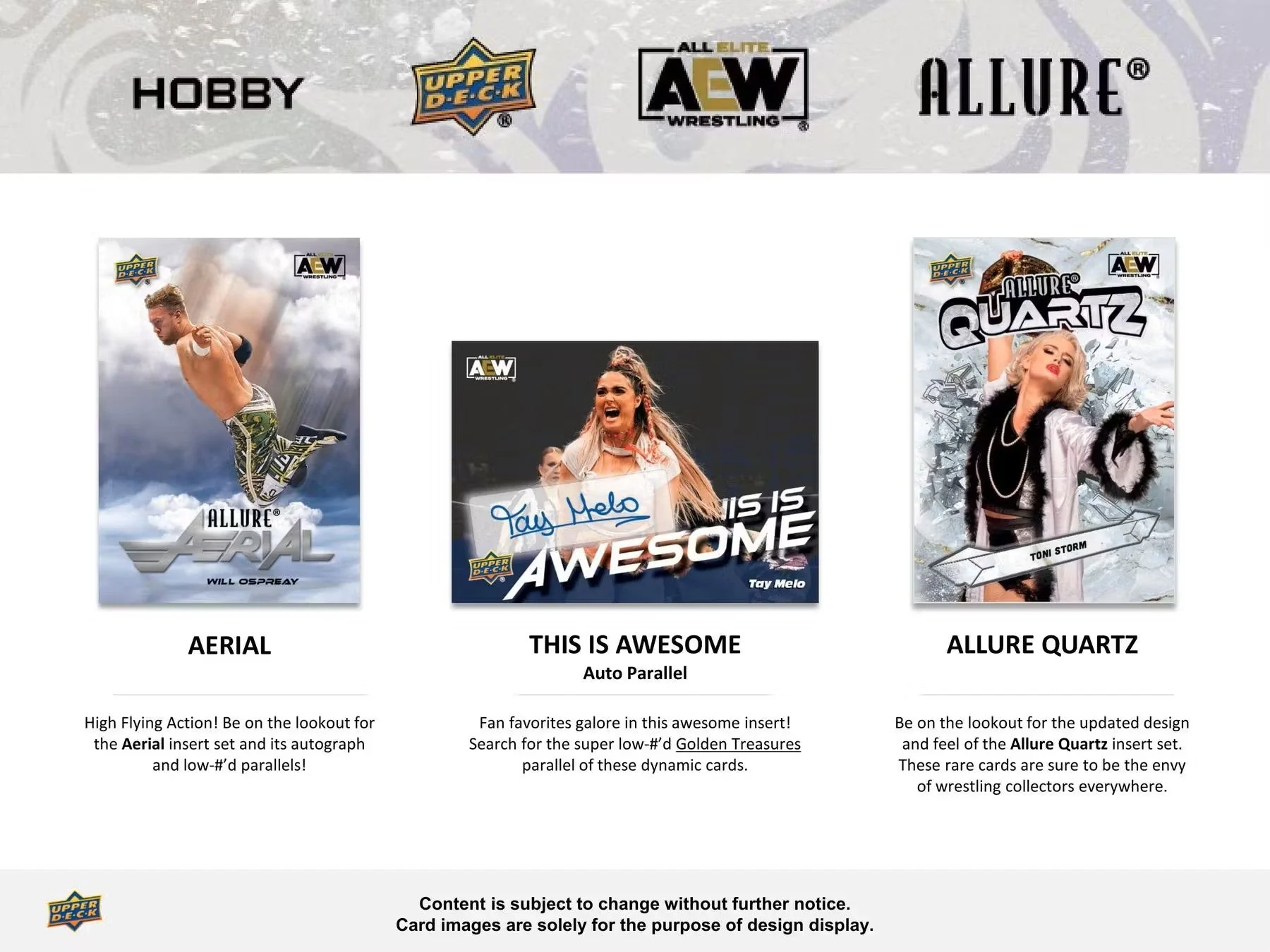 2024 Upper Deck AEW Allure Wrestling Hobby Box | Columbia Sports Cards - Image 5