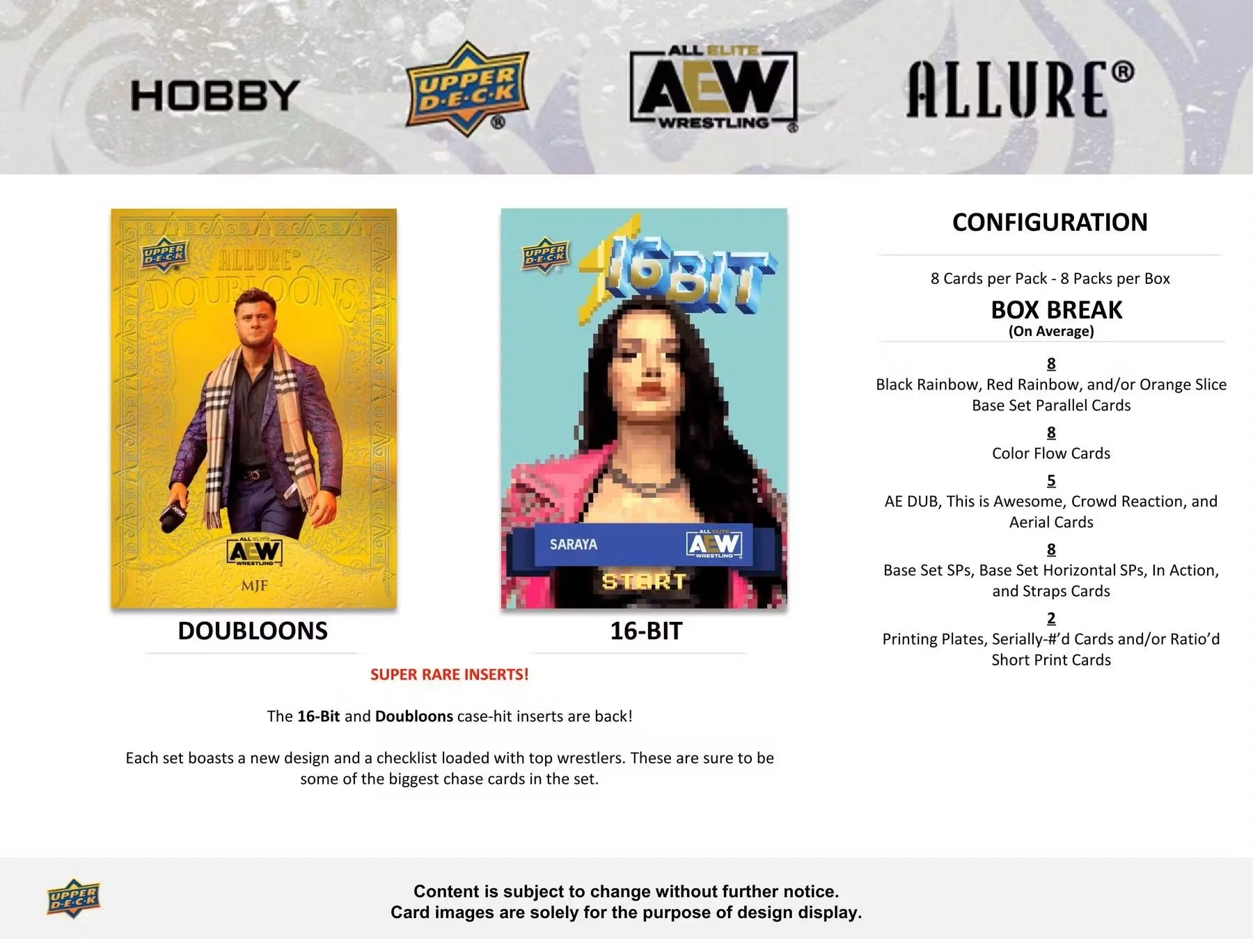 2024 Upper Deck AEW Allure Wrestling Hobby Box | Columbia Sports Cards - Image 7