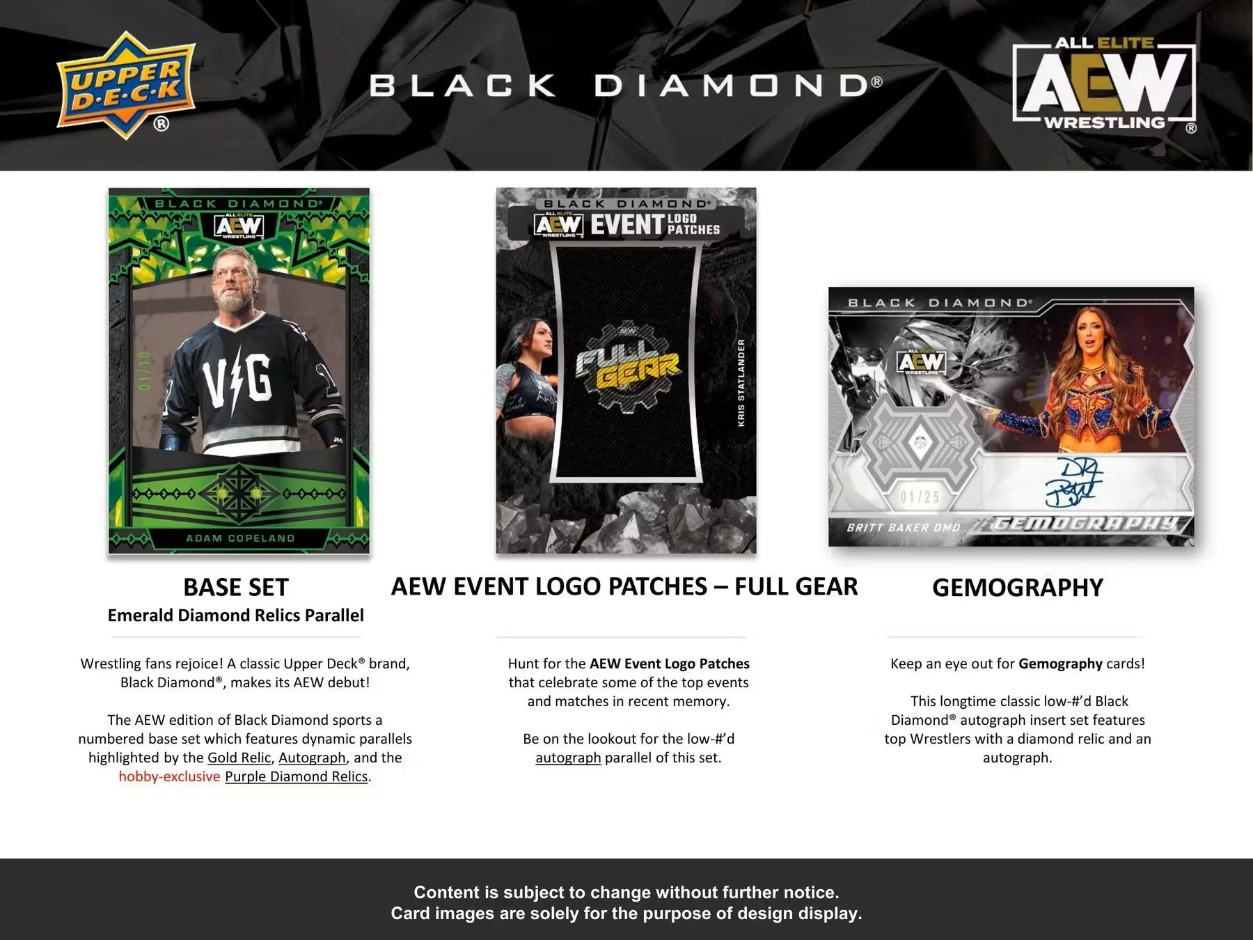 2024 Upper Deck AEW Black Diamond Wrestling Hobby - Image 4