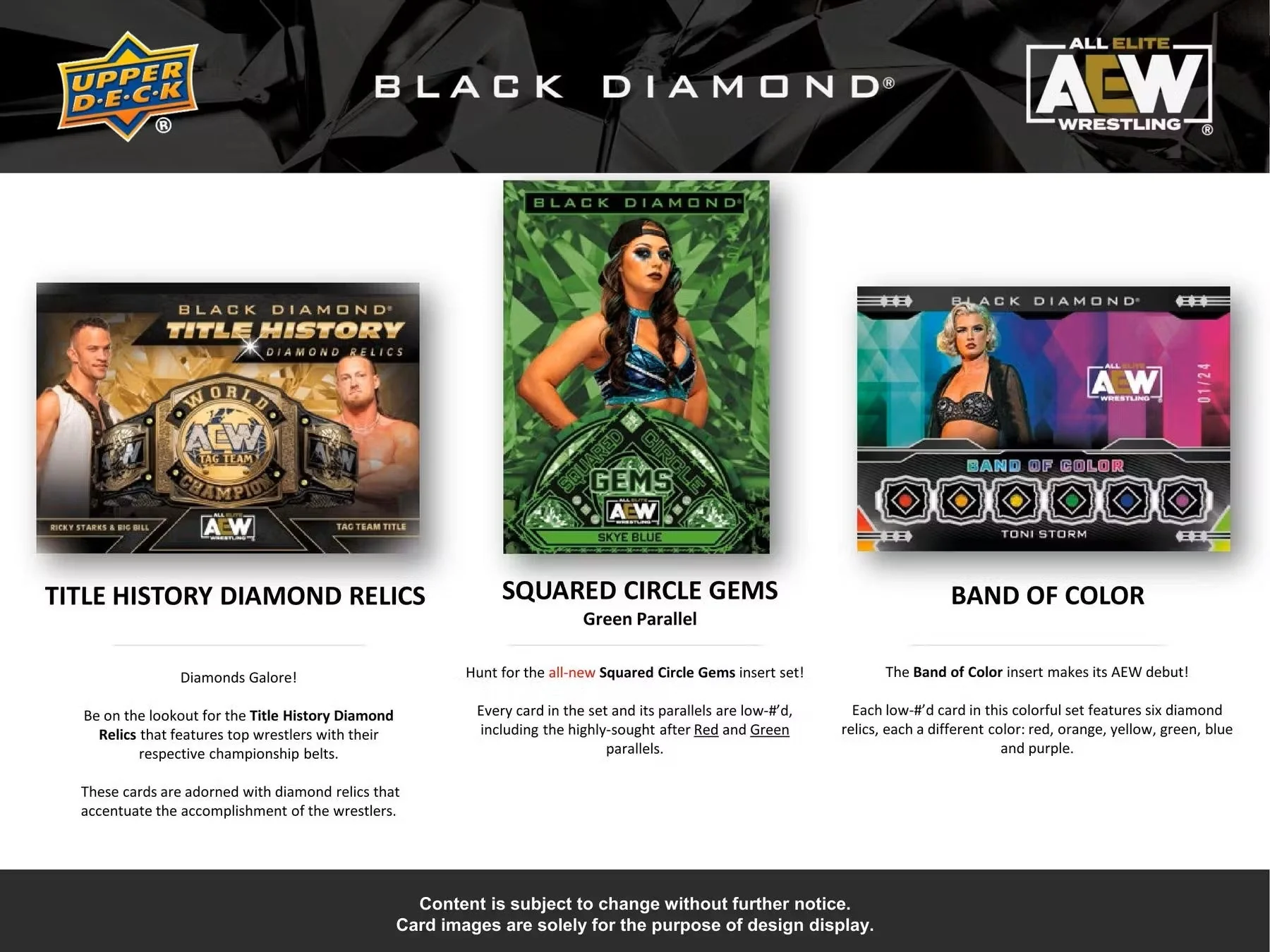 2024 Upper Deck AEW Black Diamond Wrestling Hobby - Image 5