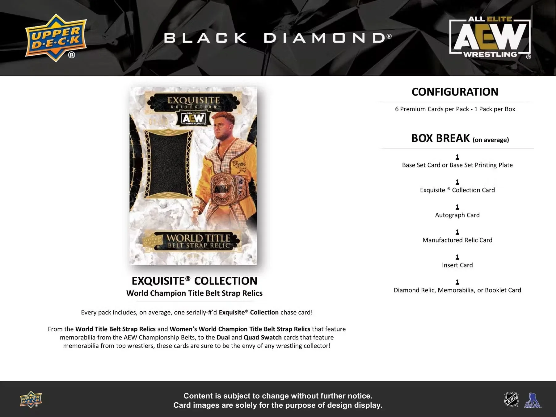 2024 Upper Deck AEW Black Diamond Wrestling Hobby - Image 6