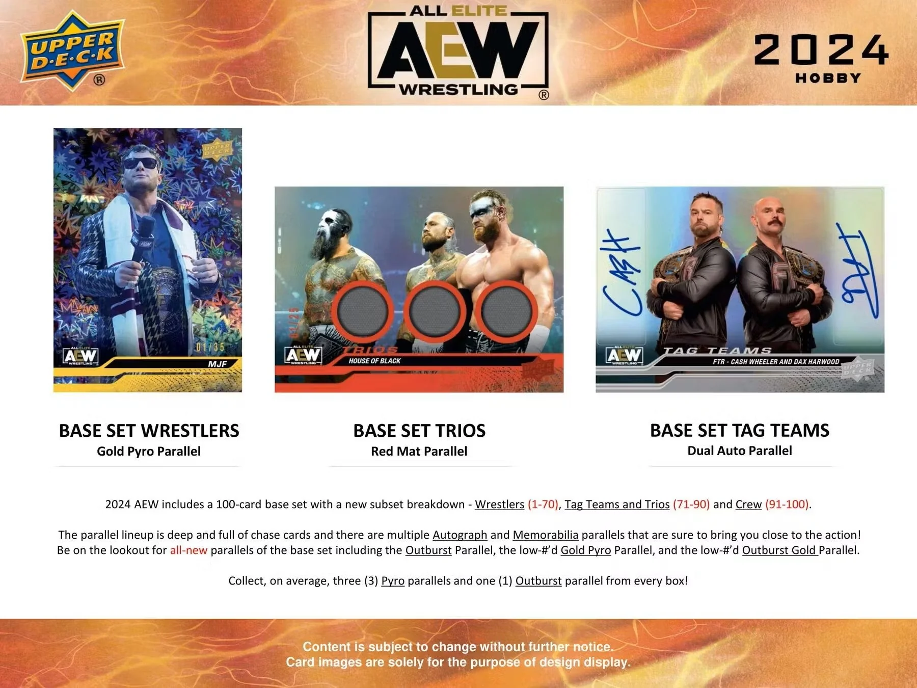 2024 Upper Deck AEW Wrestling Hobby Box | Columbia Sports Cards - Image 4