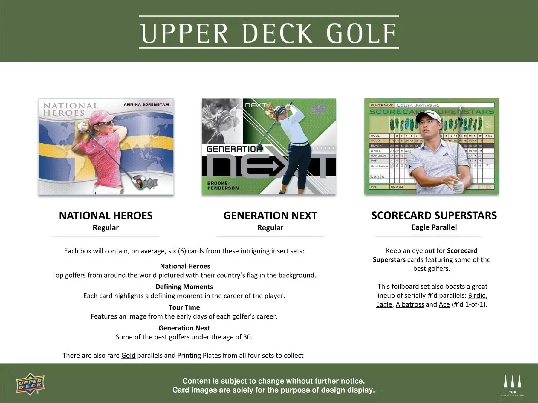 2024 Upper Deck Golf Hobby Box - Image 6