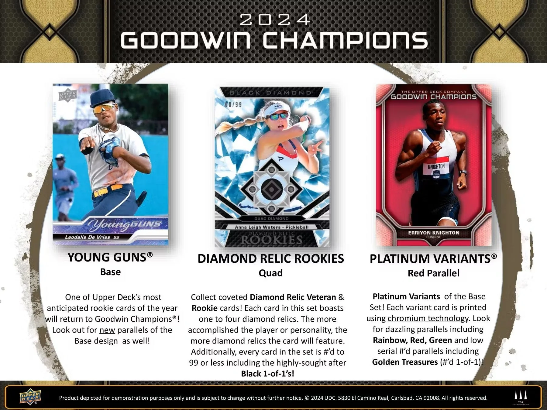 2024 Upper Deck Goodwin Champions CDD Exclusive Hobby Box - Image 6