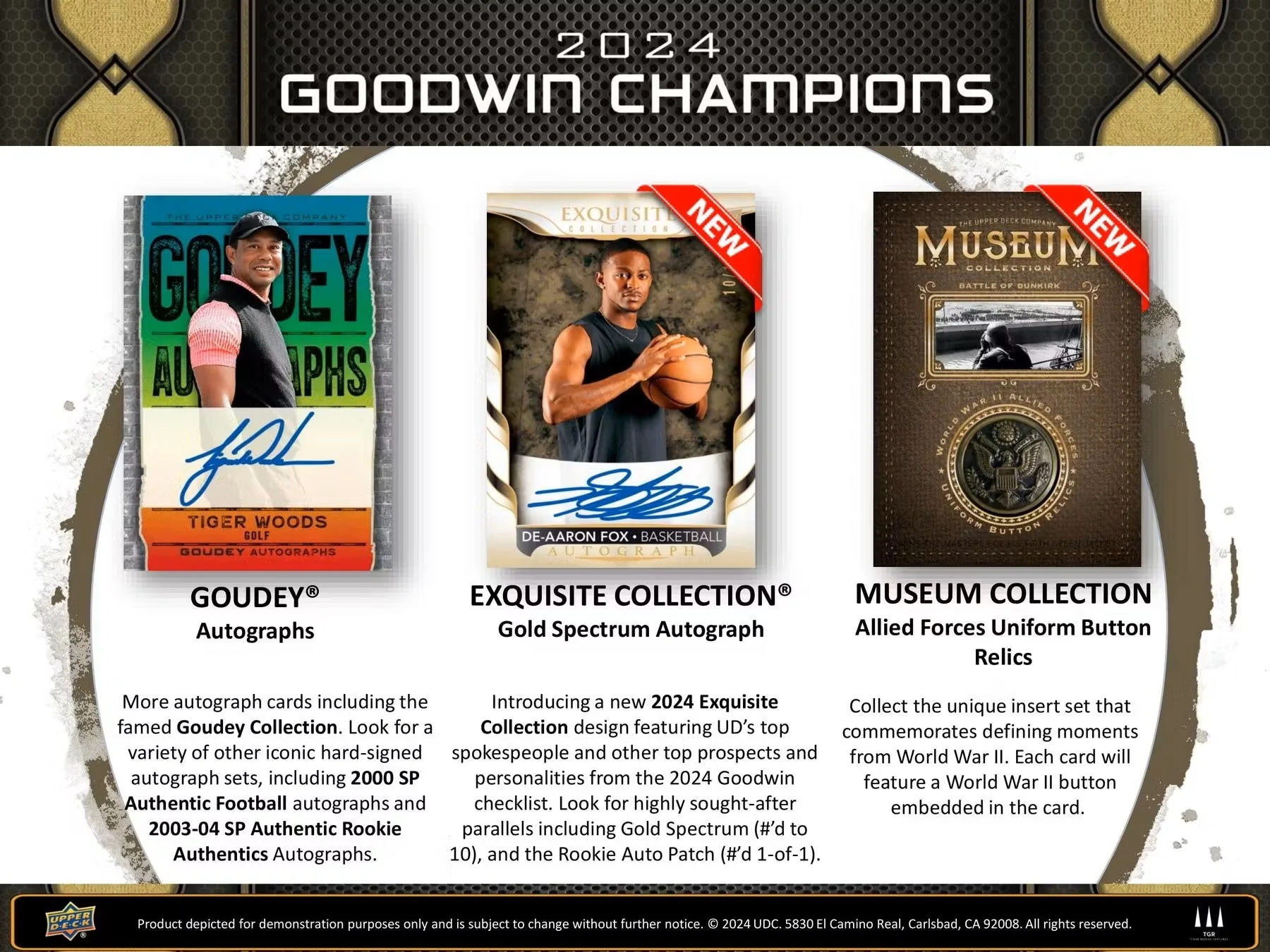 2024 Upper Deck Goodwin Champions Hobby Box | Columbia Sports Cards - Image 7