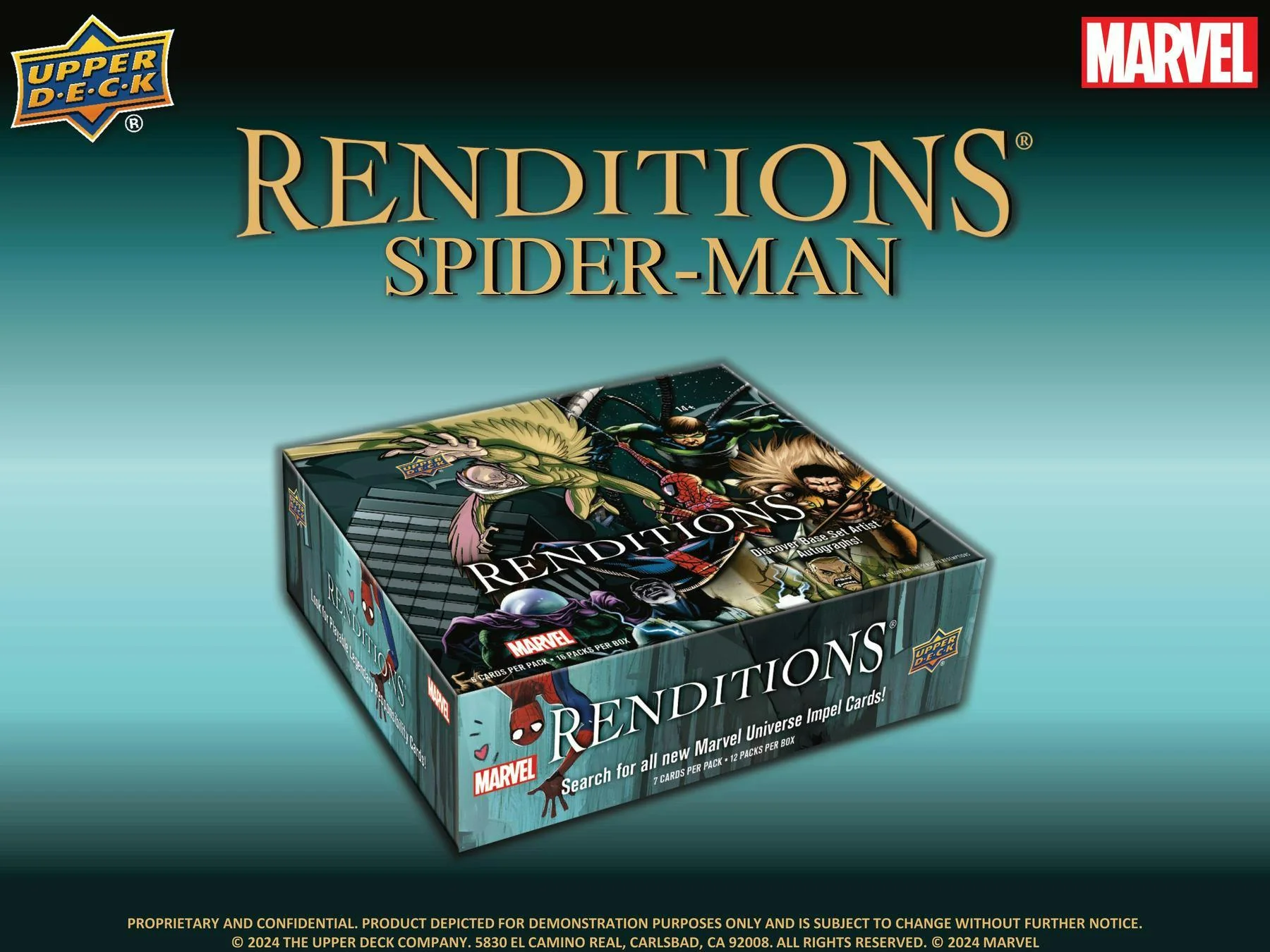 2024 Upper Deck Marvel Renditions Spider-Man Hobby